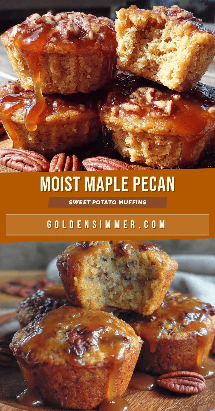 moist maple pecan sweet potato muffins recipe