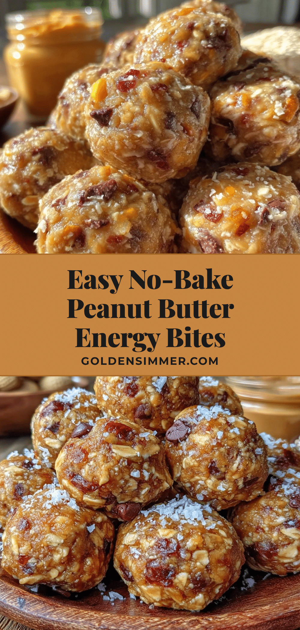 no-bake peanut butter energy bites recipe