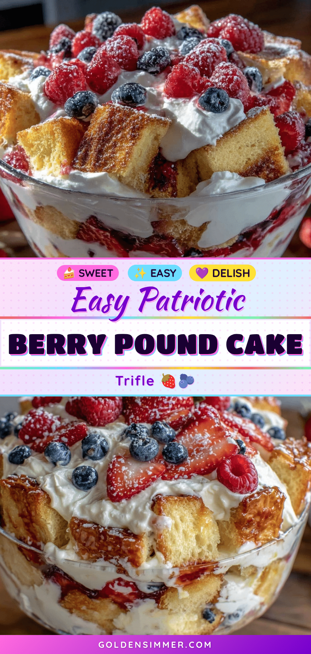 patriotic berry pound cake trifle recipe