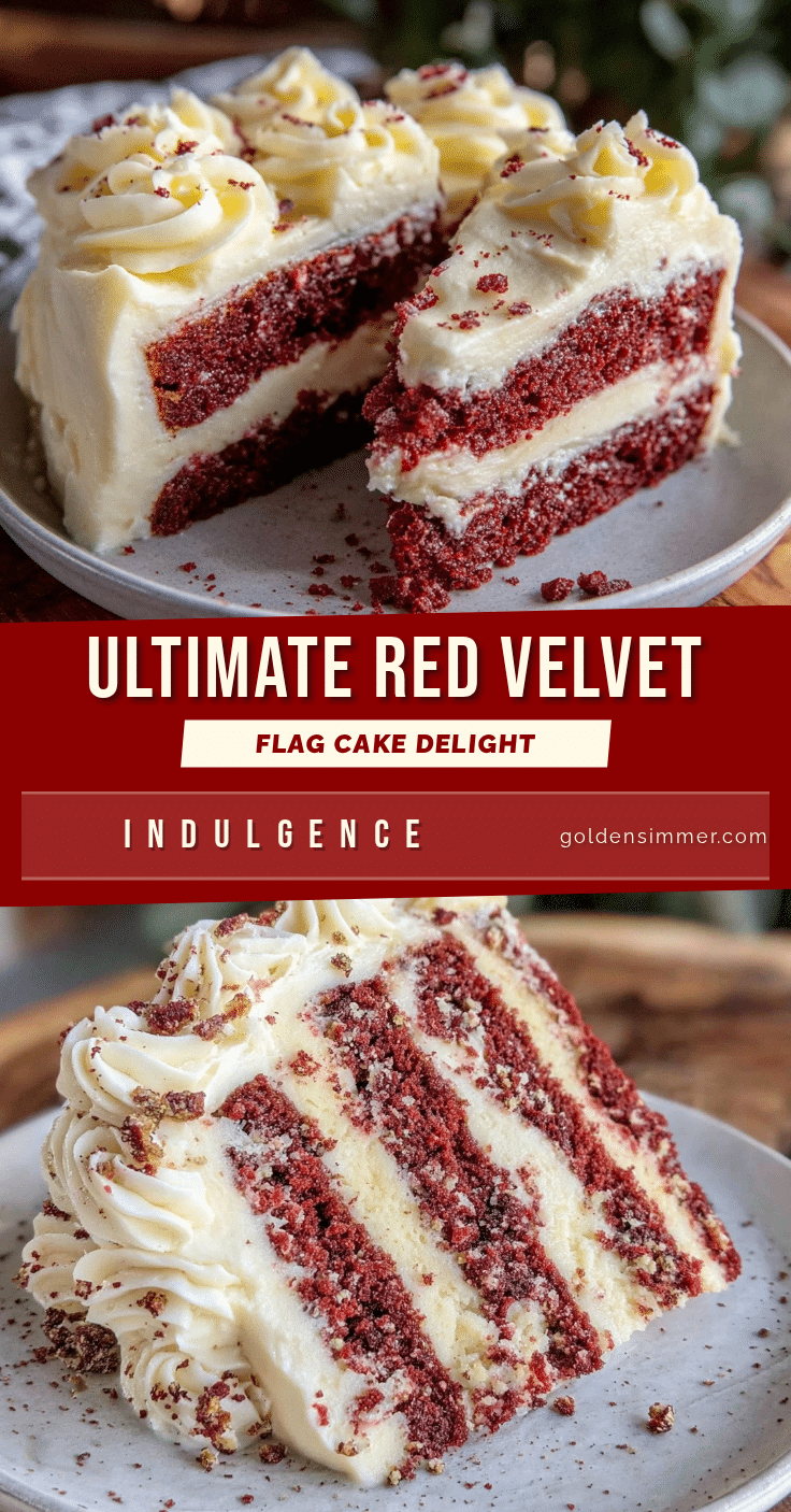 perfect red velvet flag cake recipe