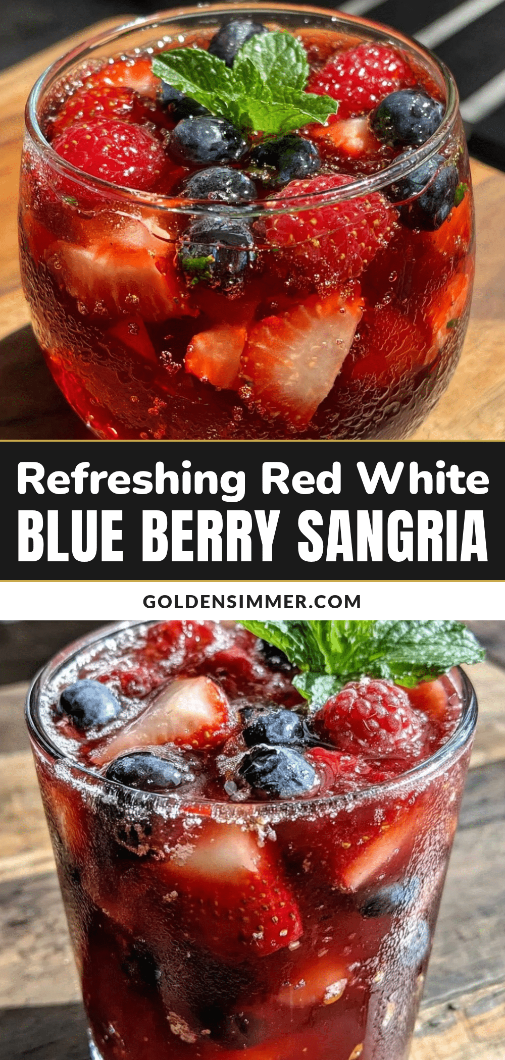 red white and blue sangria recipe