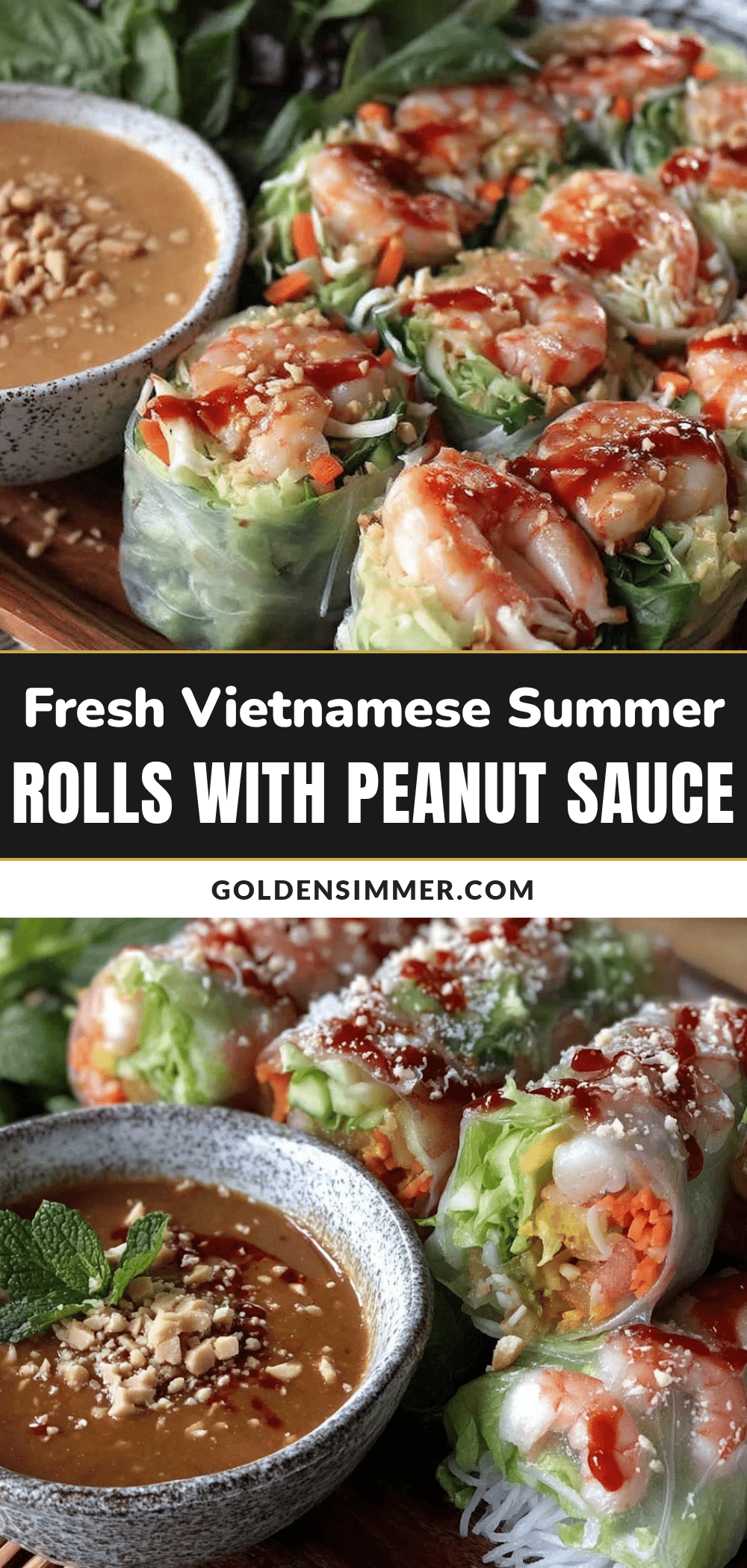 Vietnamese summer rolls recipe