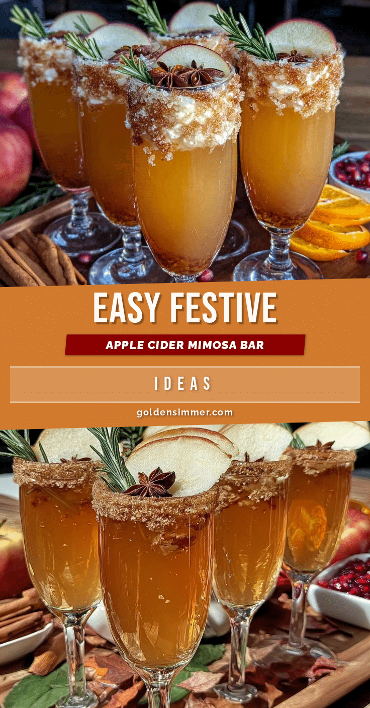apple cider mimosa bar recipe
