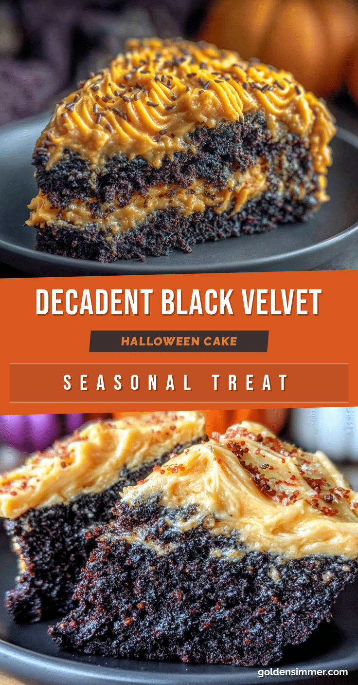 black velvet Halloween cake recipe