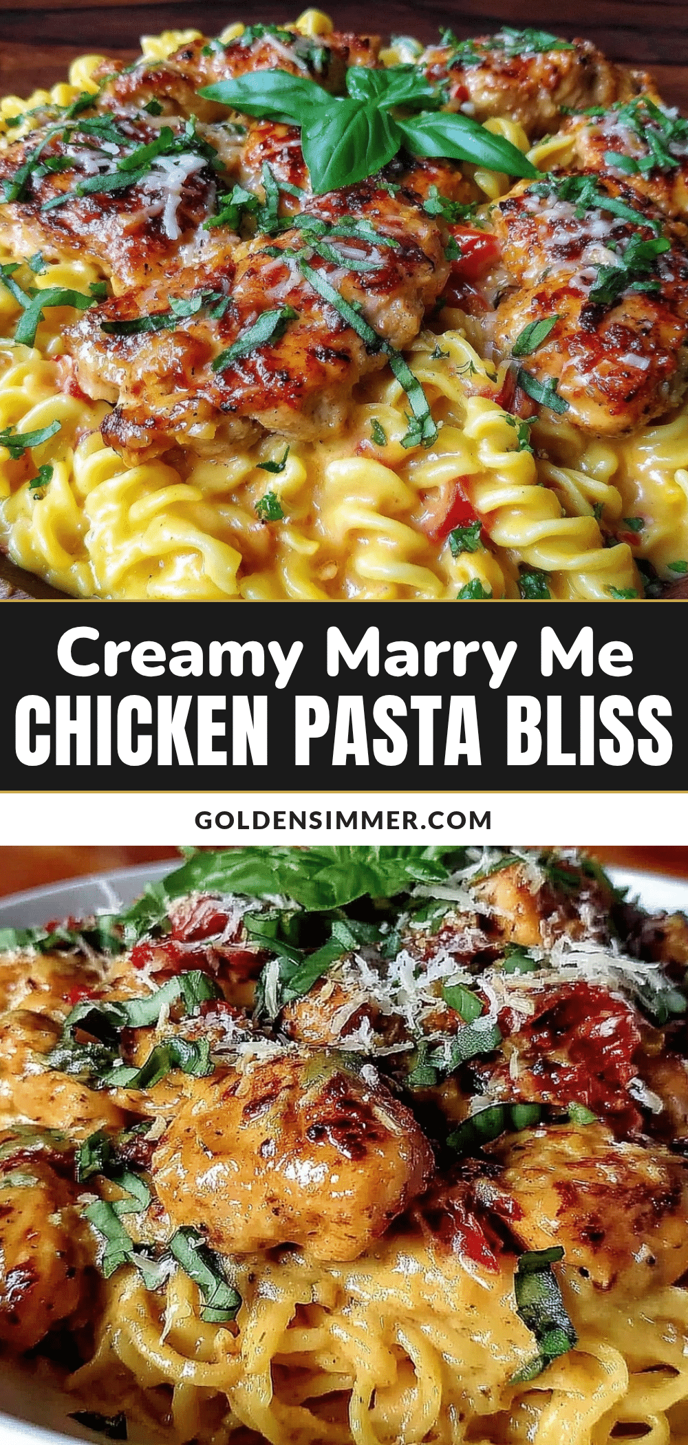 Creamy Marry Me Chicken Pasta recipe