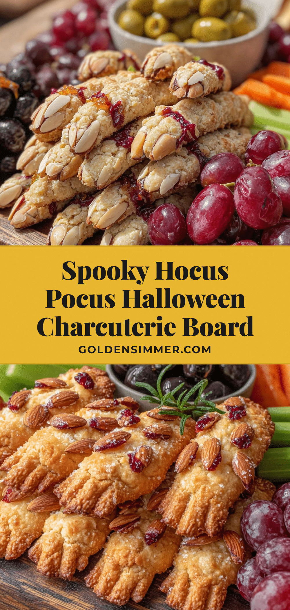 hocus pocus halloween party charcuterie board recipe