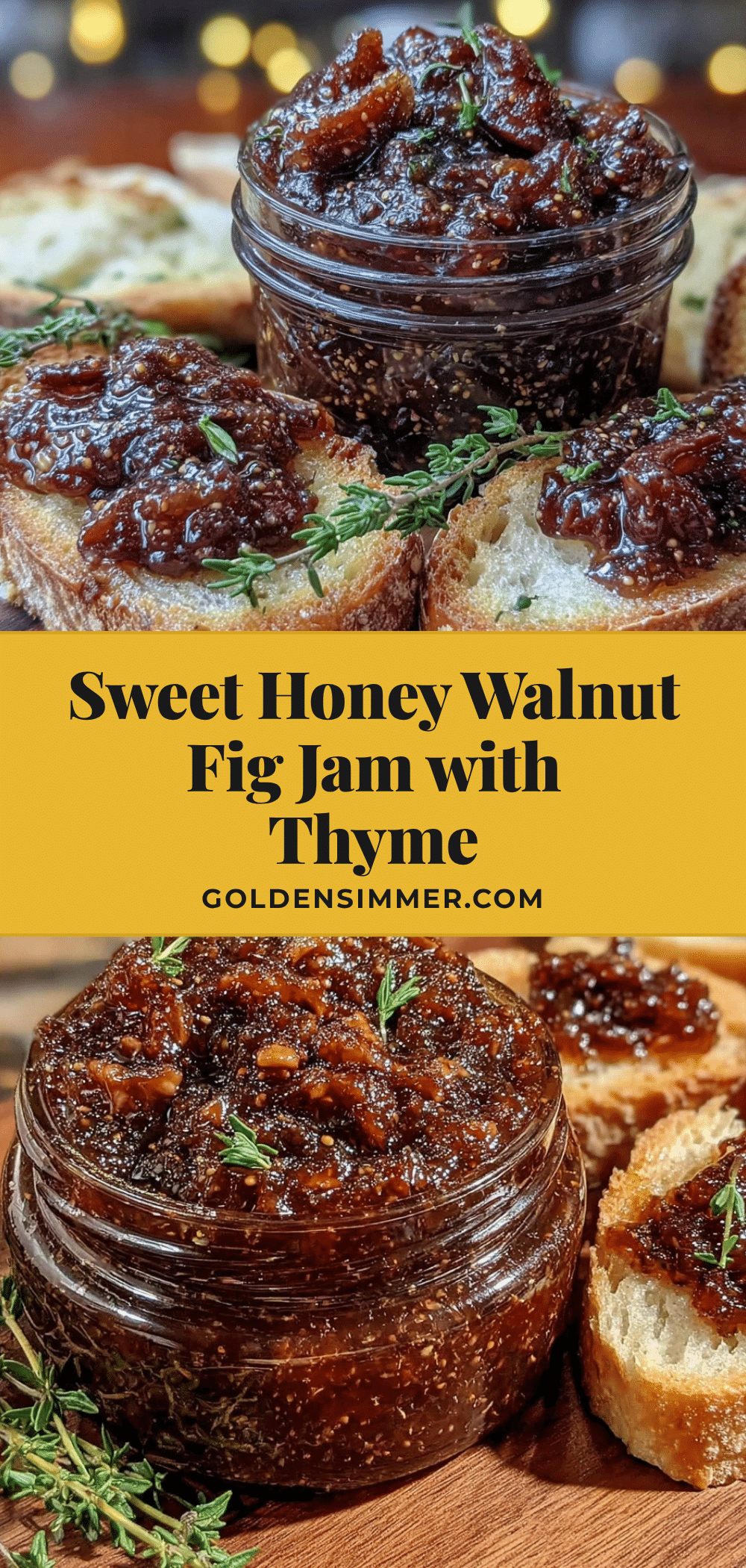 honey walnut fig jam recipe