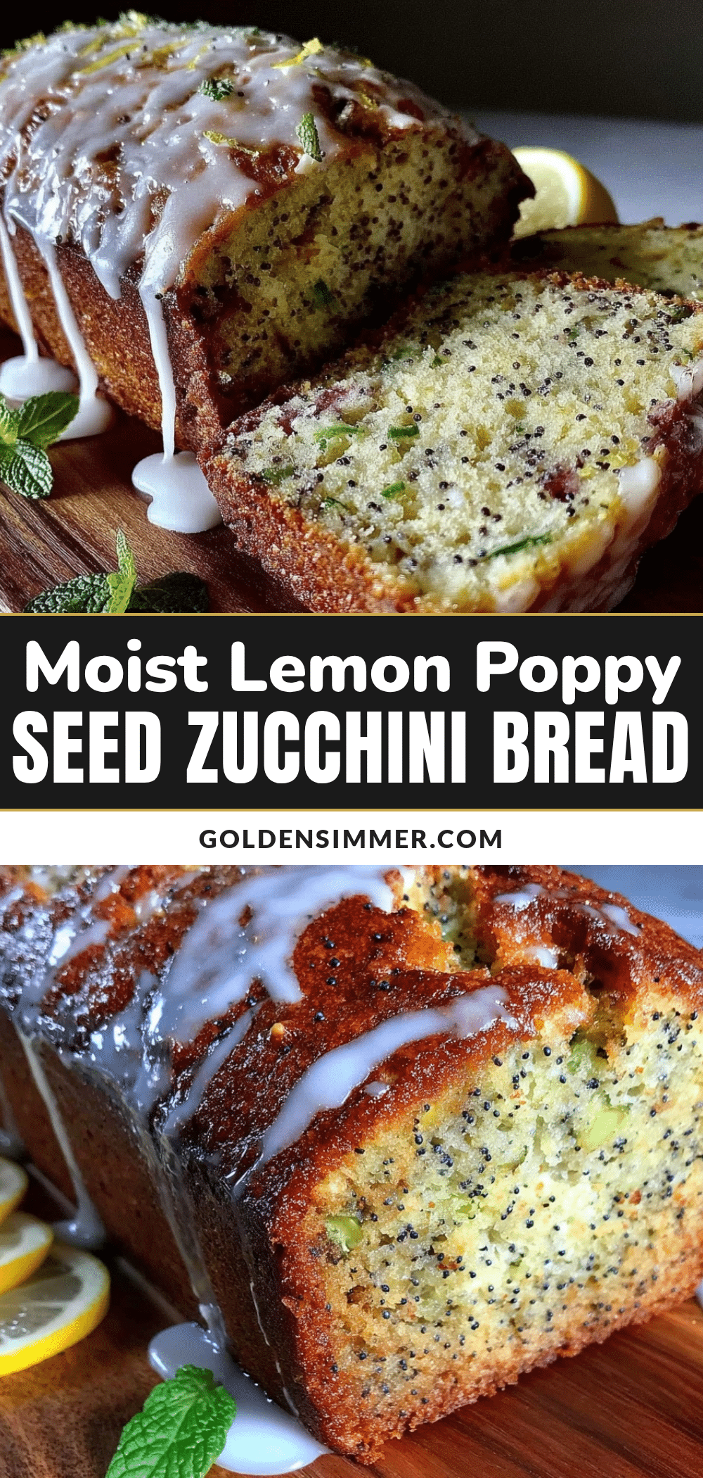 lemon poppy seed zucchini bread recipe