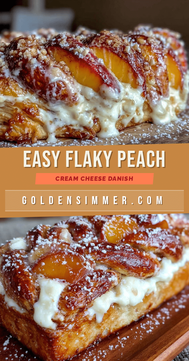 peach cream cheese danish braid recipe