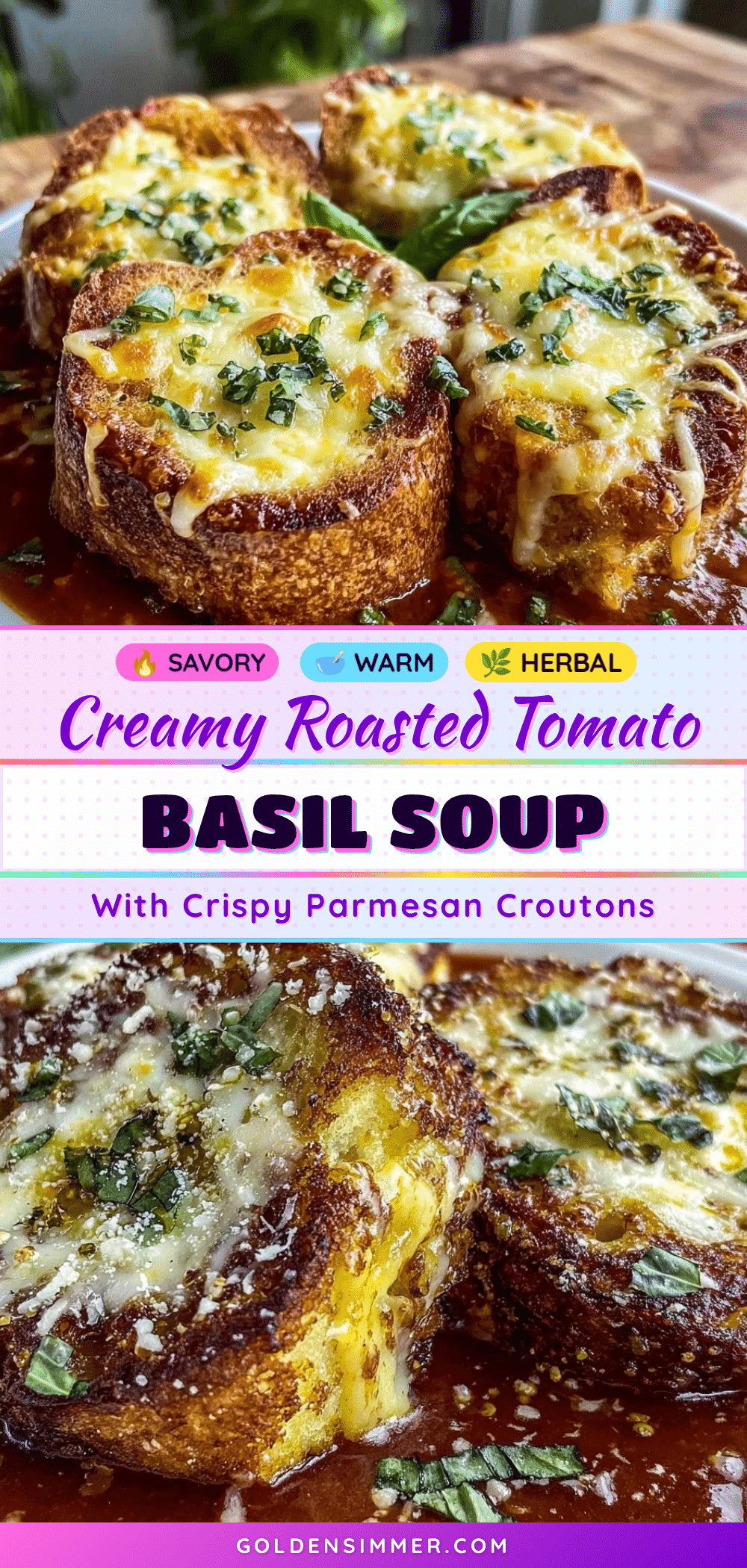 roasted tomato basil soup recipe