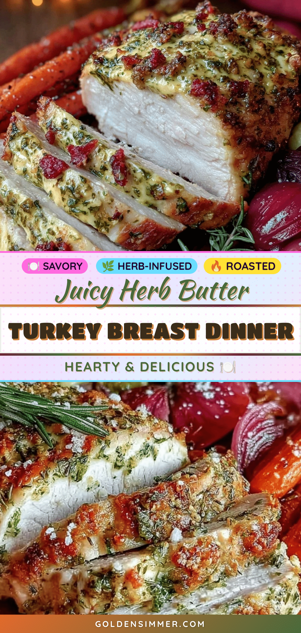 sheet pan herb butter turkey breast recipe