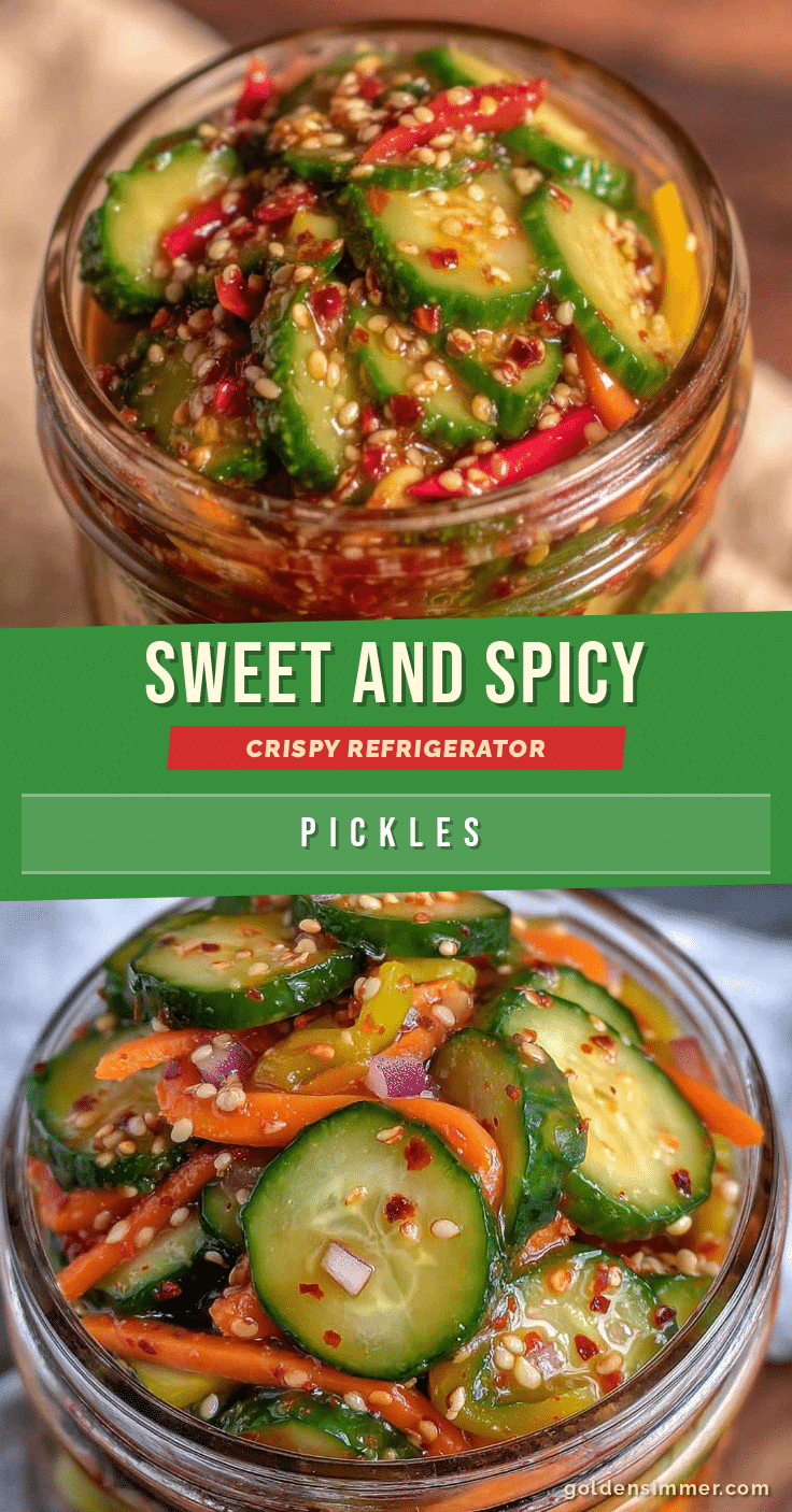 sweet and spicy bread and butter refrigerator pickles recipe
