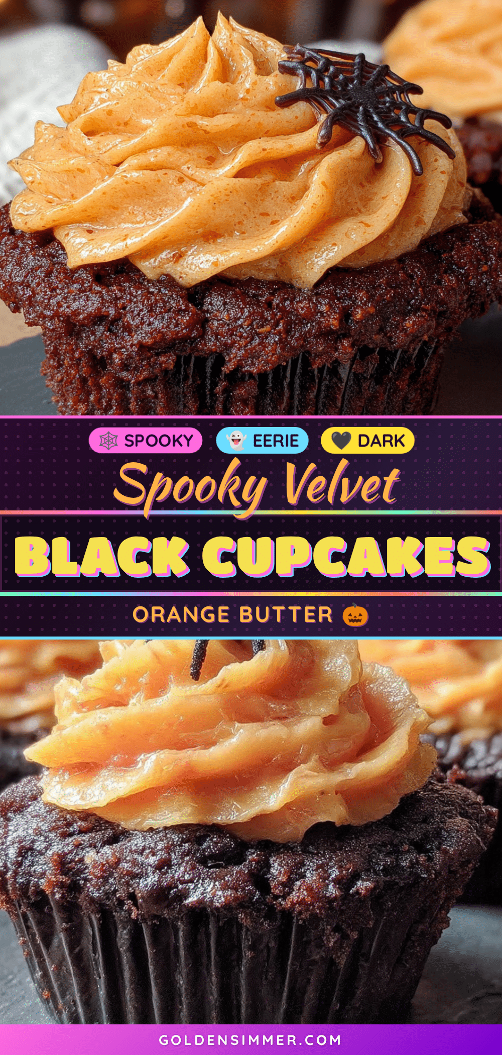 black velvet cupcakes with orange buttercream recipe