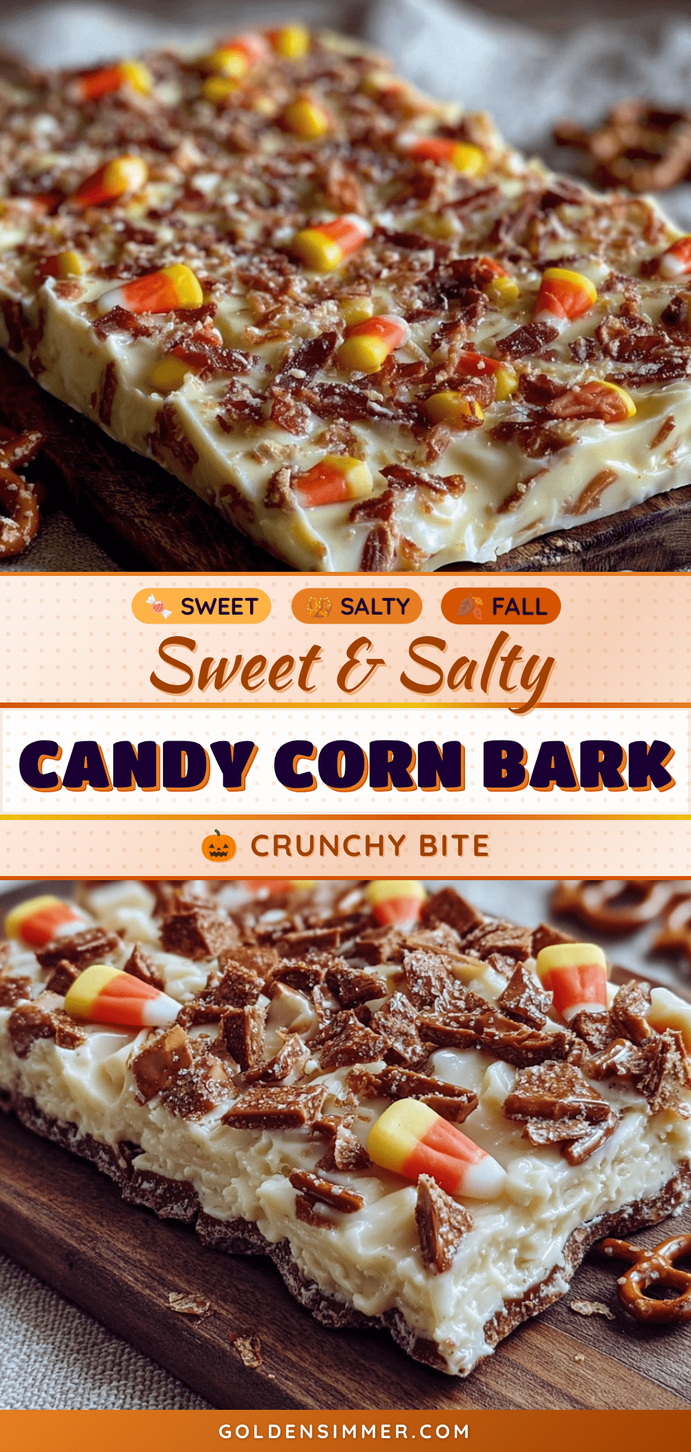 candy corn bark recipe