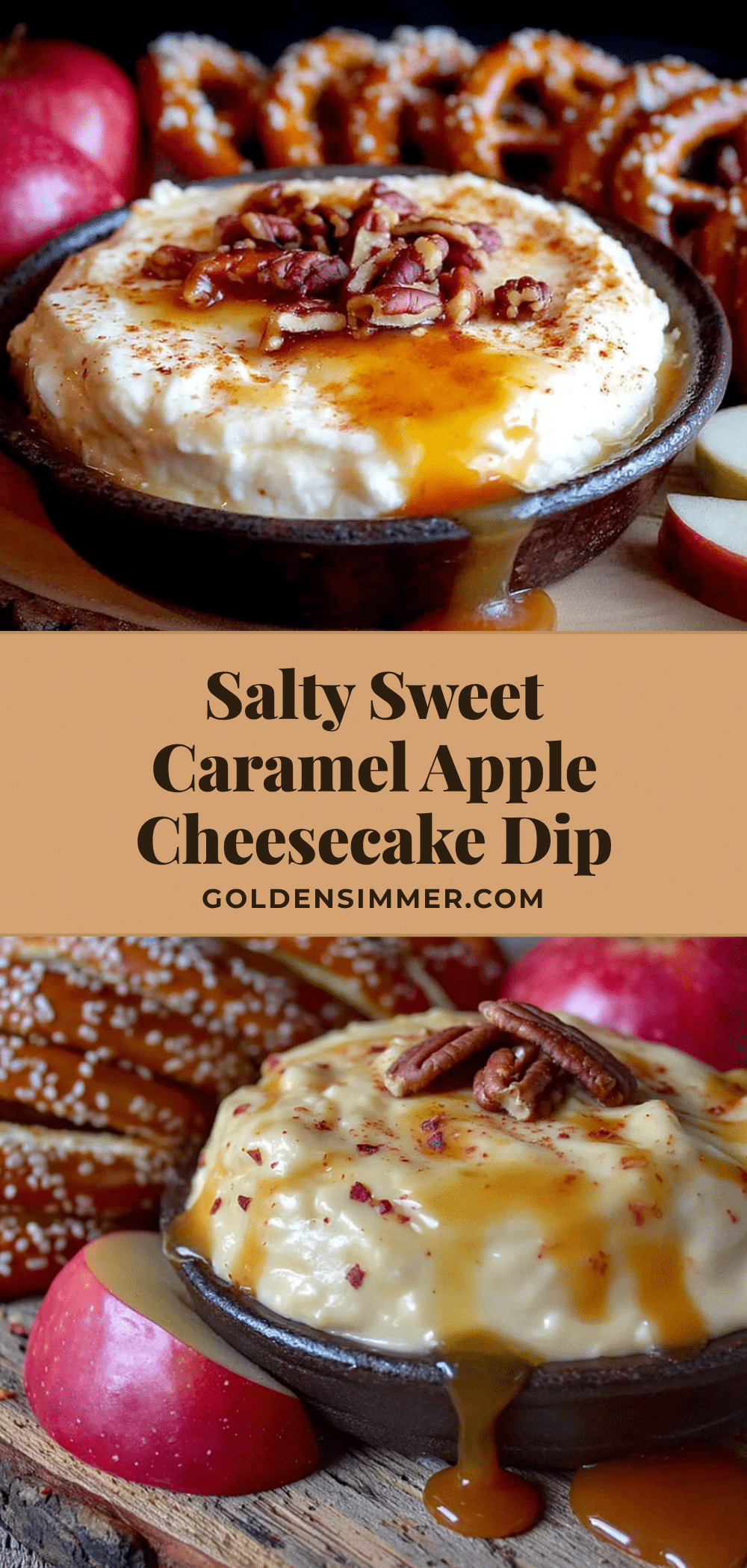 caramel apple cheesecake dip recipe