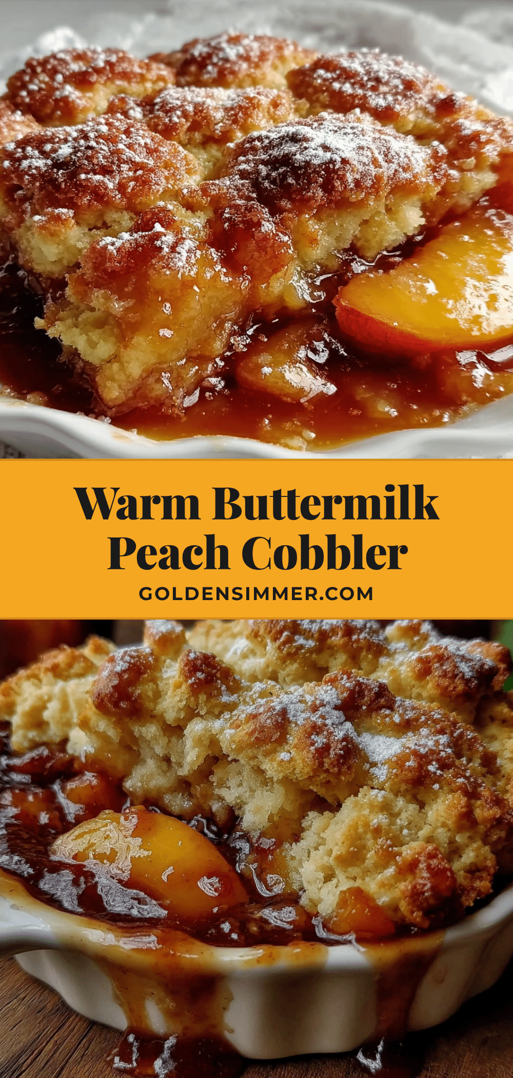 classic peach cobbler recipe