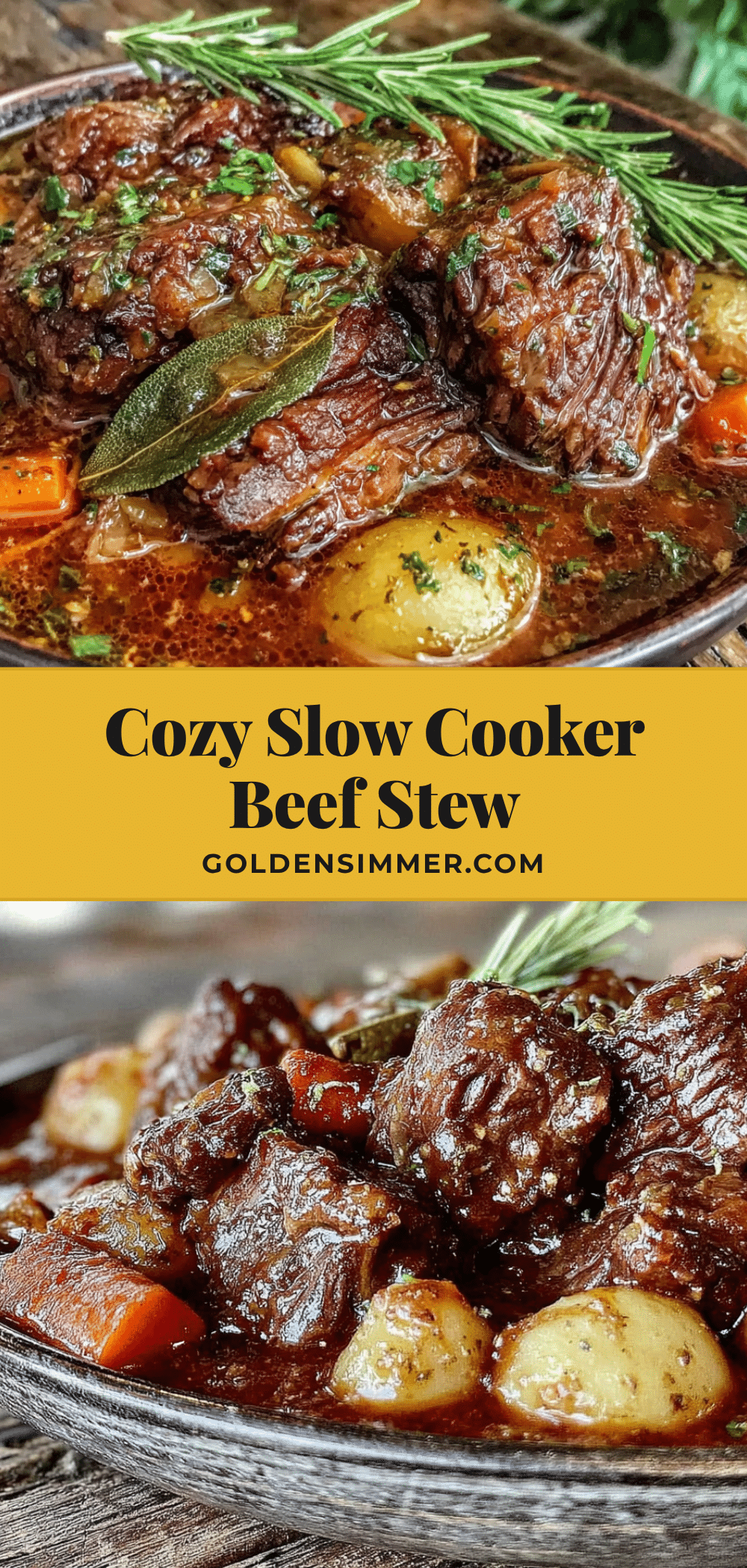 cozy slow cooker beef stew recipe