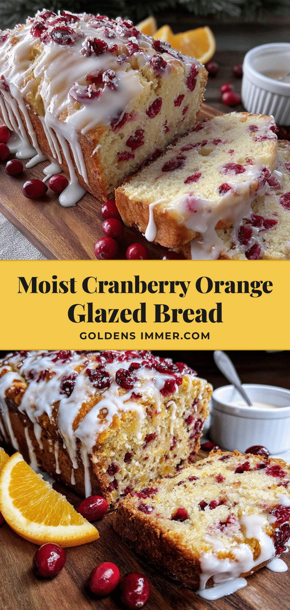 cranberry orange bread recipe