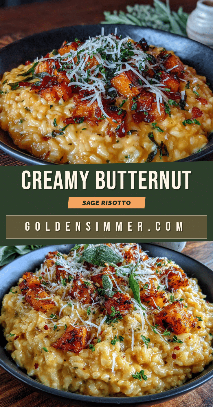 creamy butternut squash and sage risotto recipe