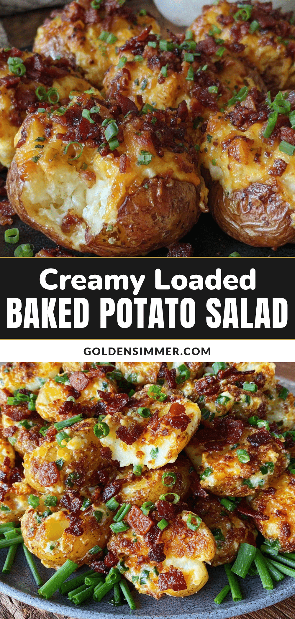 creamy loaded baked potato salad no mayo recipe