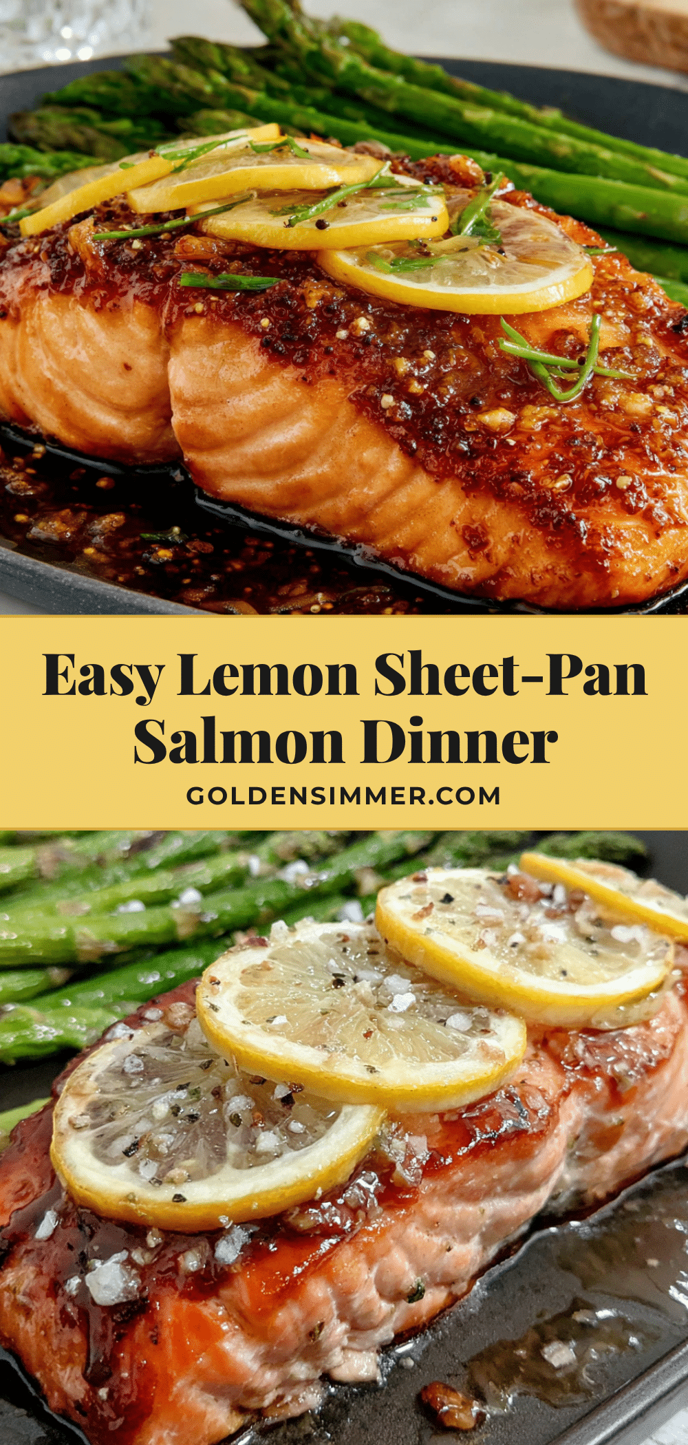 easy sheet pan salmon with asparagus recipe