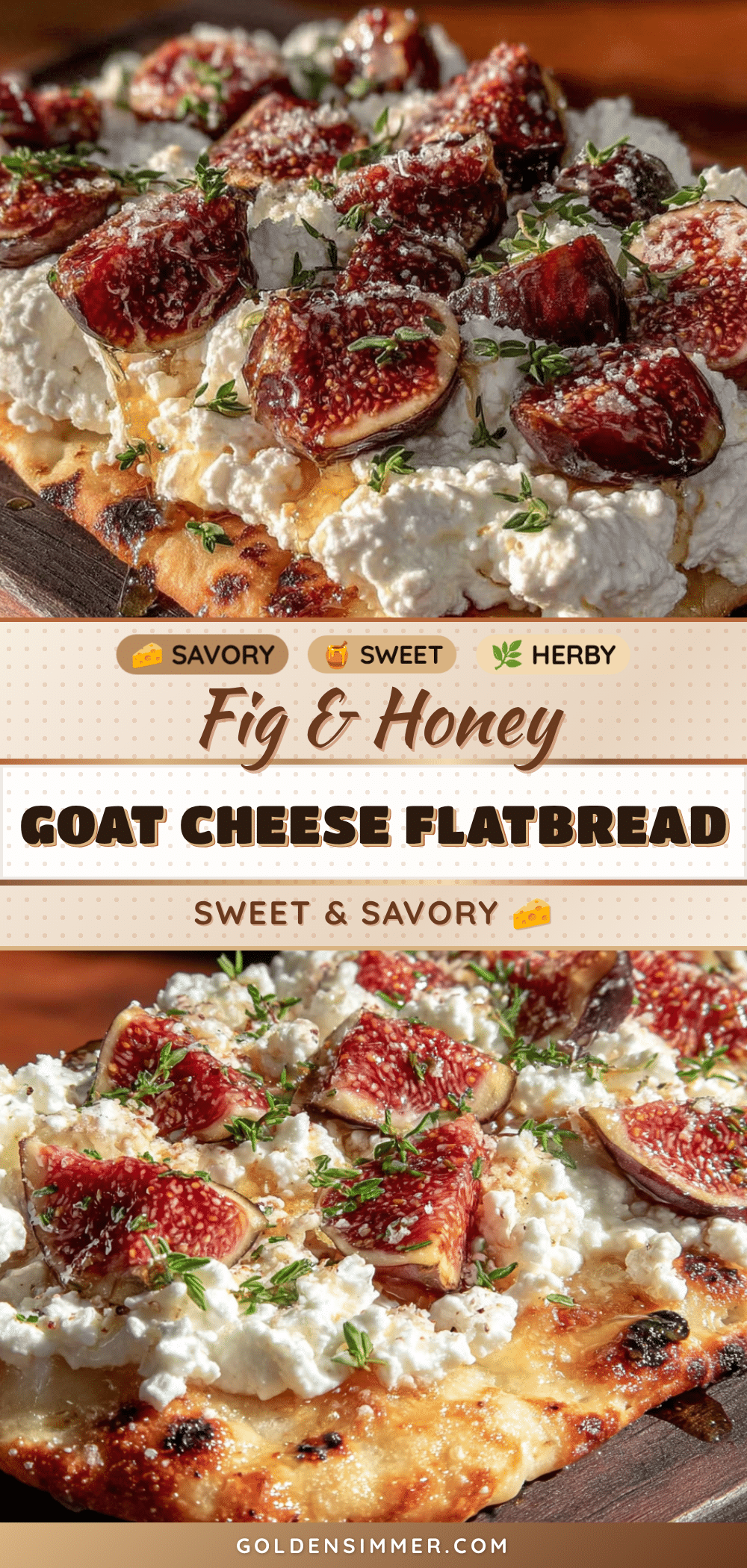 fig goat cheese flatbread recipe
