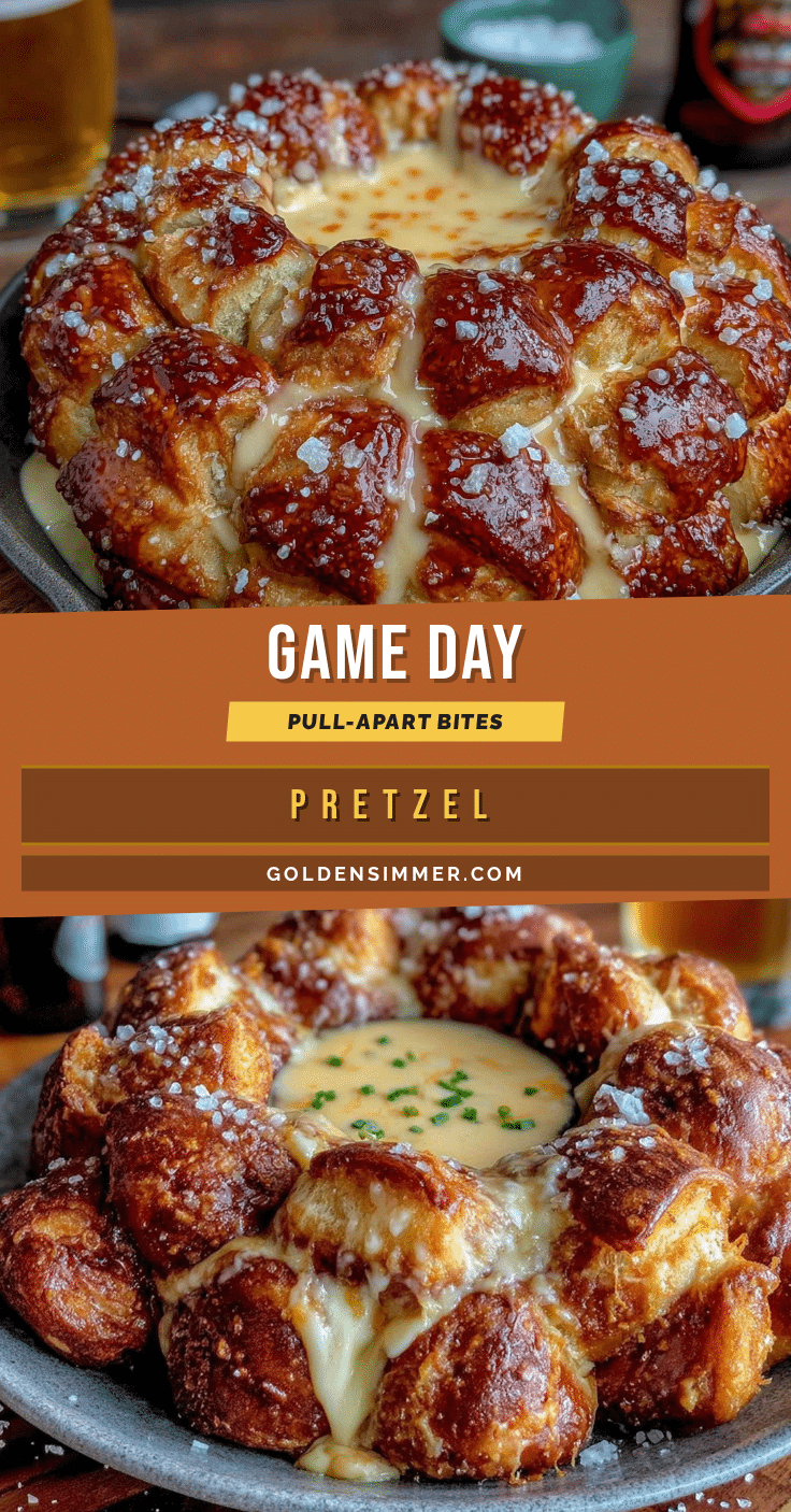 football pretzel bites recipe