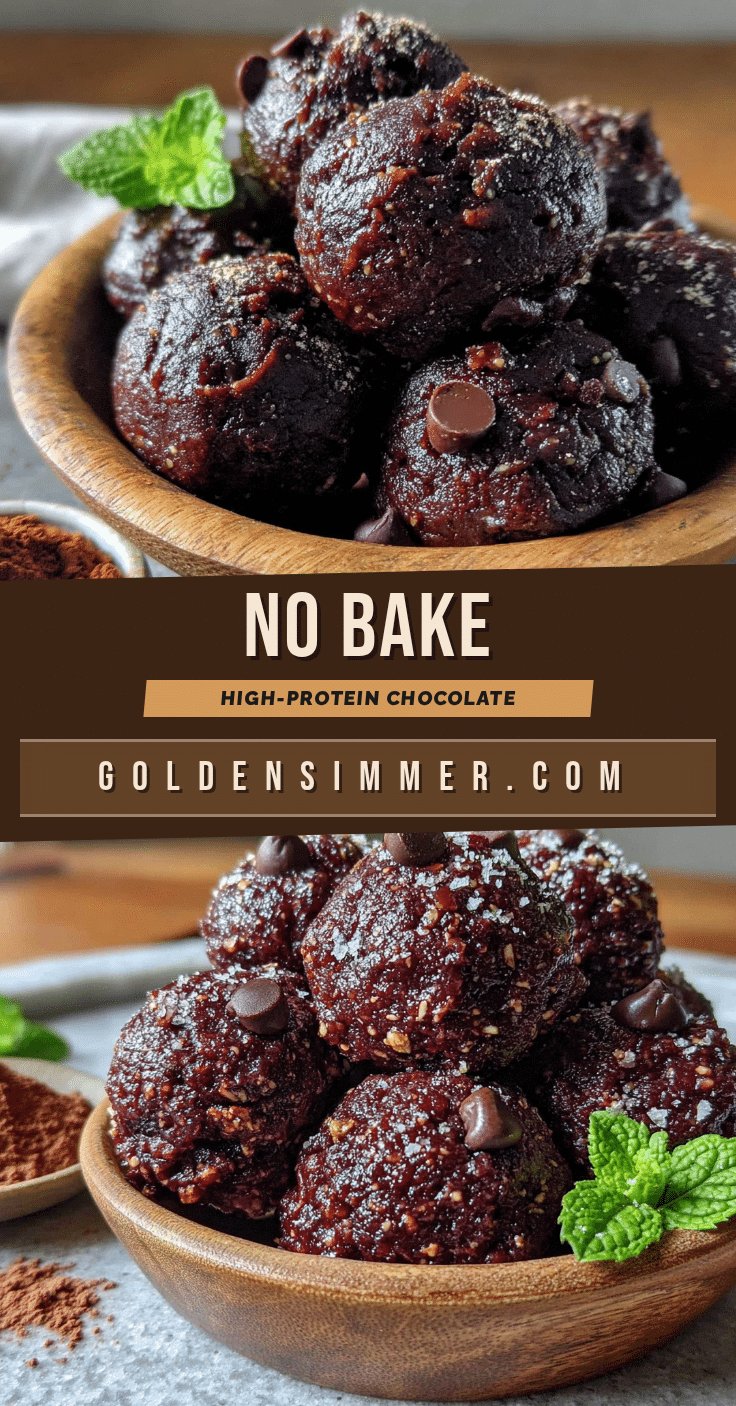 high protein chocolate protein balls recipe