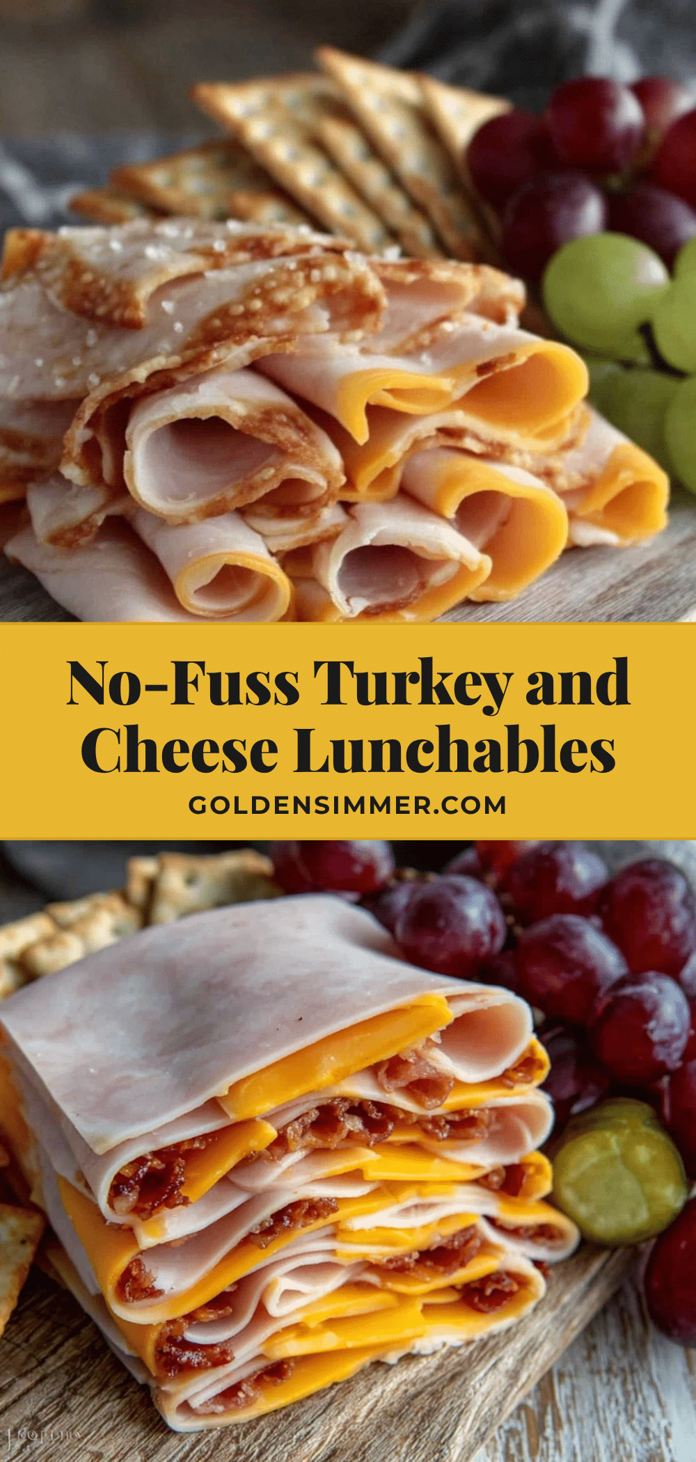 homemade turkey and cheese lunchables recipe