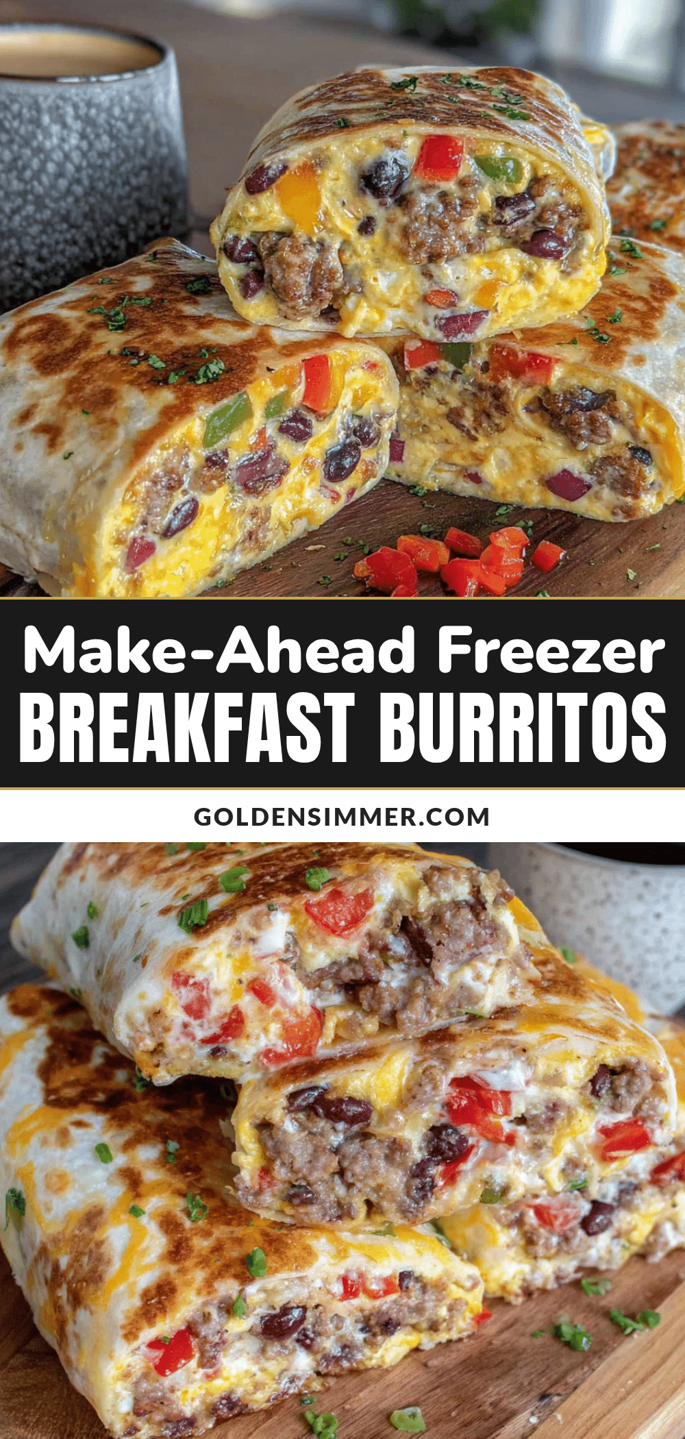 make-ahead breakfast burritos recipe