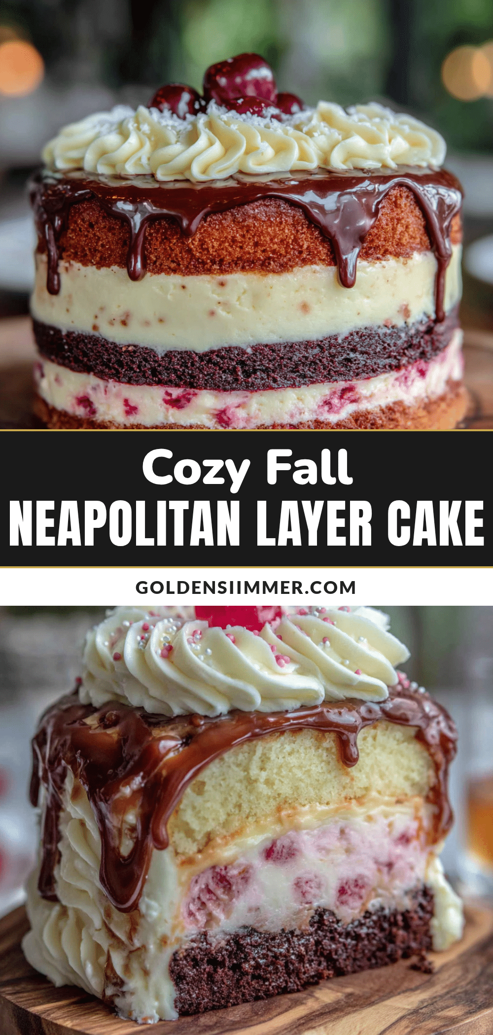 Neapolitan layer cake recipe