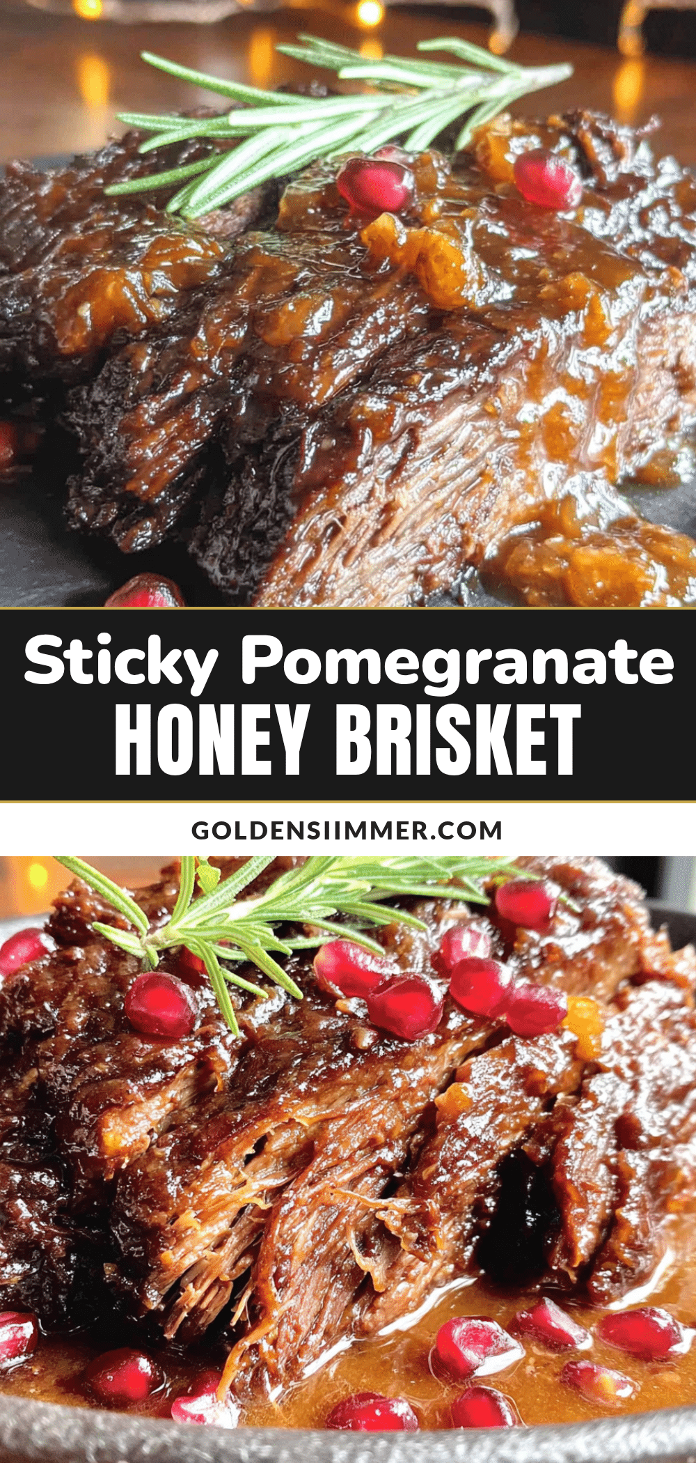 pomegranate honey brisket recipe