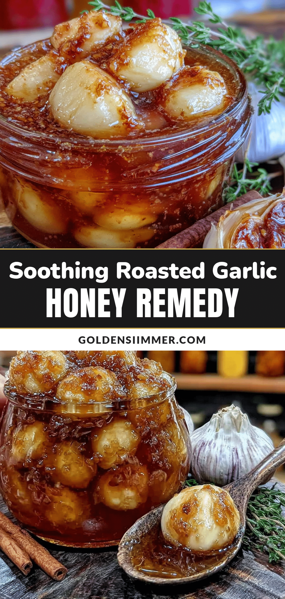 roasted garlic honey for sore throat recipe
