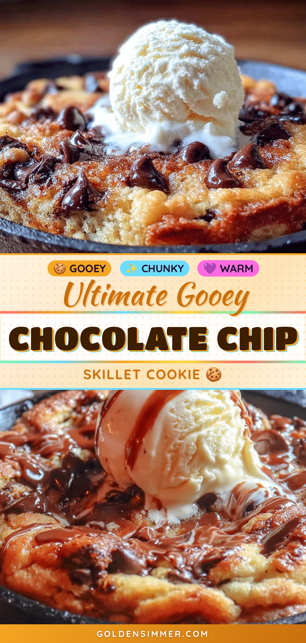 skillet cookie recipe