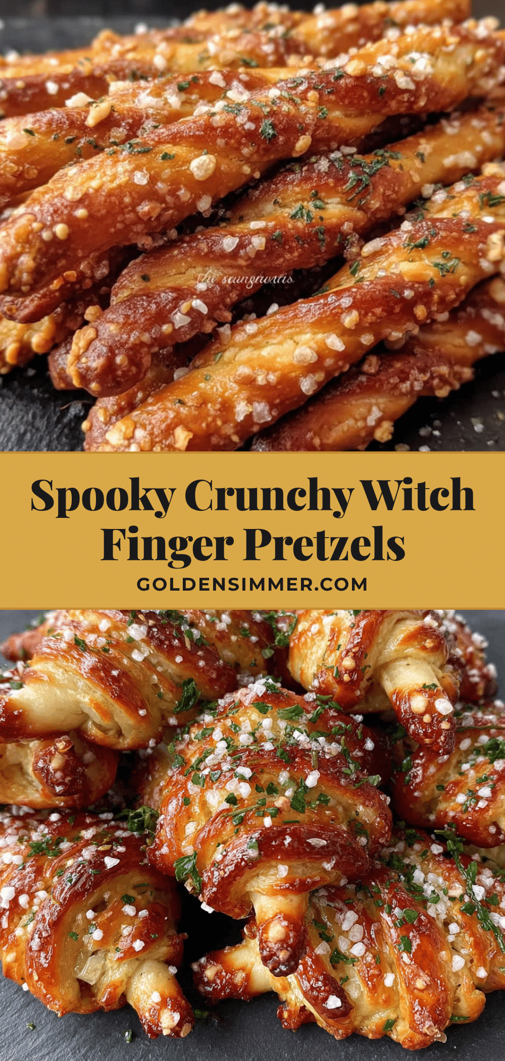 witch finger pretzel cookies recipe
