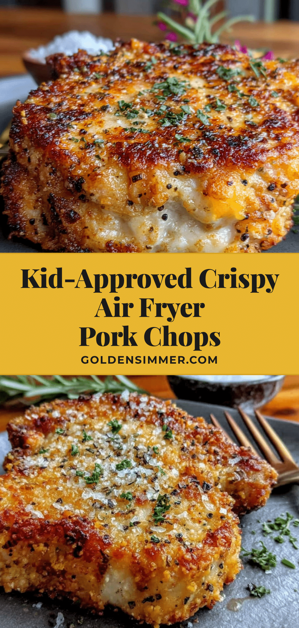 air fryer pork chops recipe