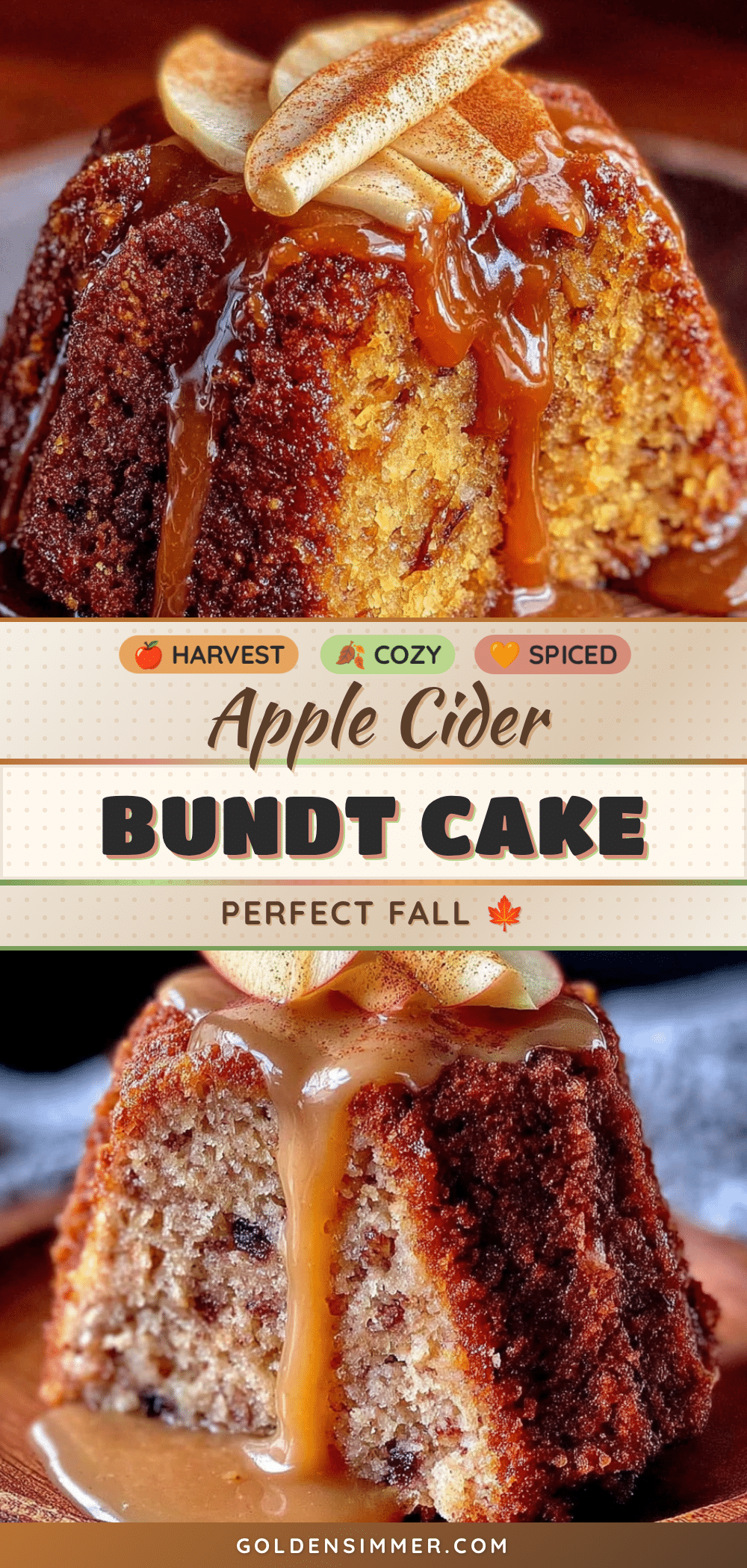 apple cider bundt cake recipe