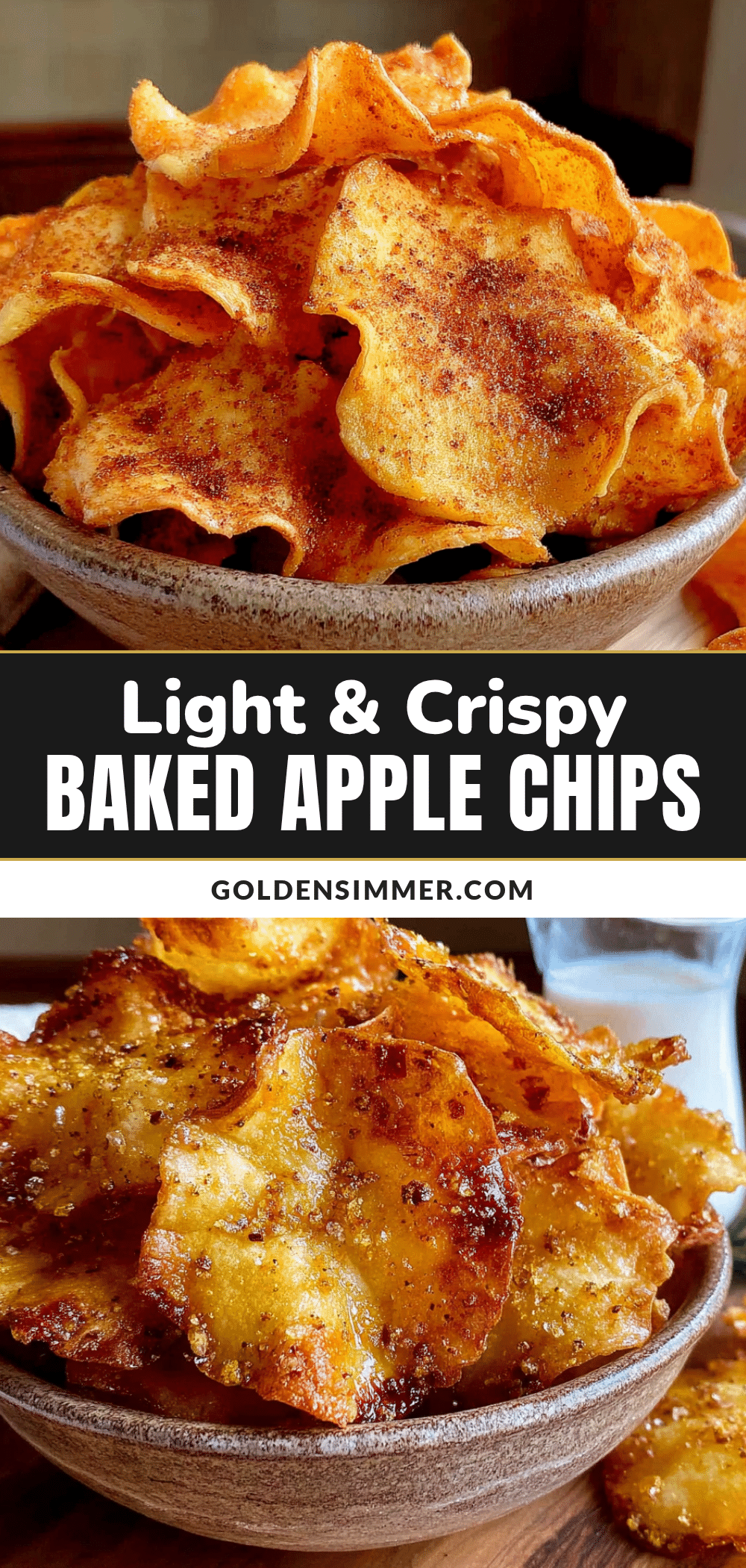baked apple chips recipe