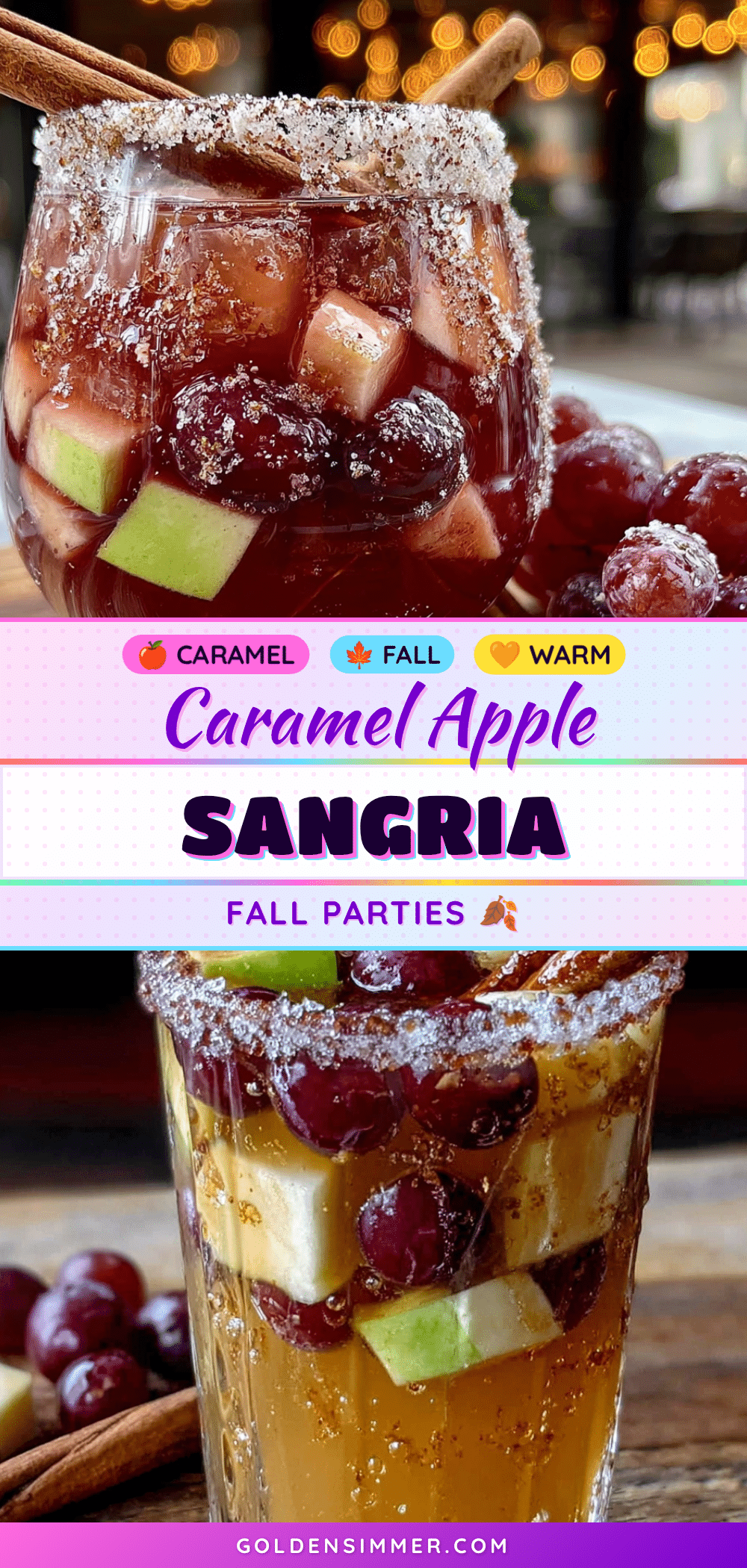 caramel apple sangria recipe