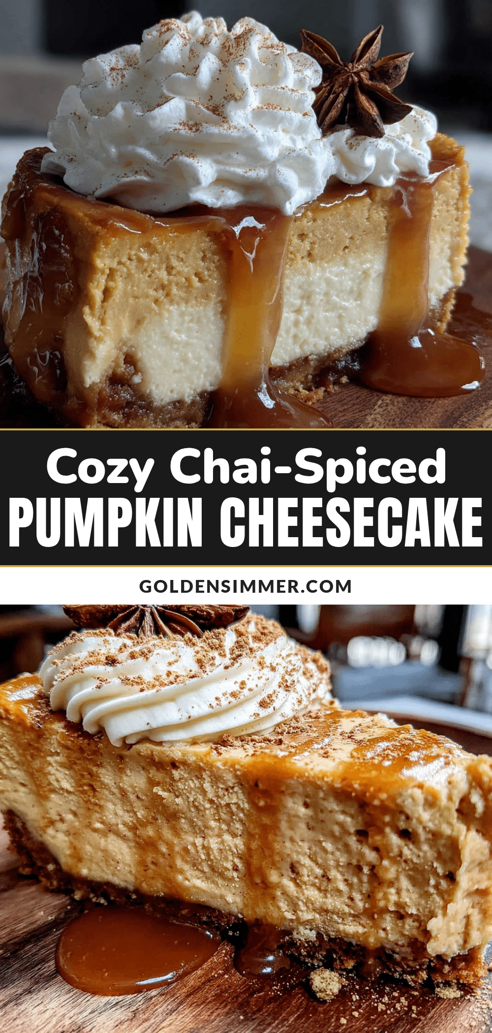 chai-spiced pumpkin cheesecake recipe