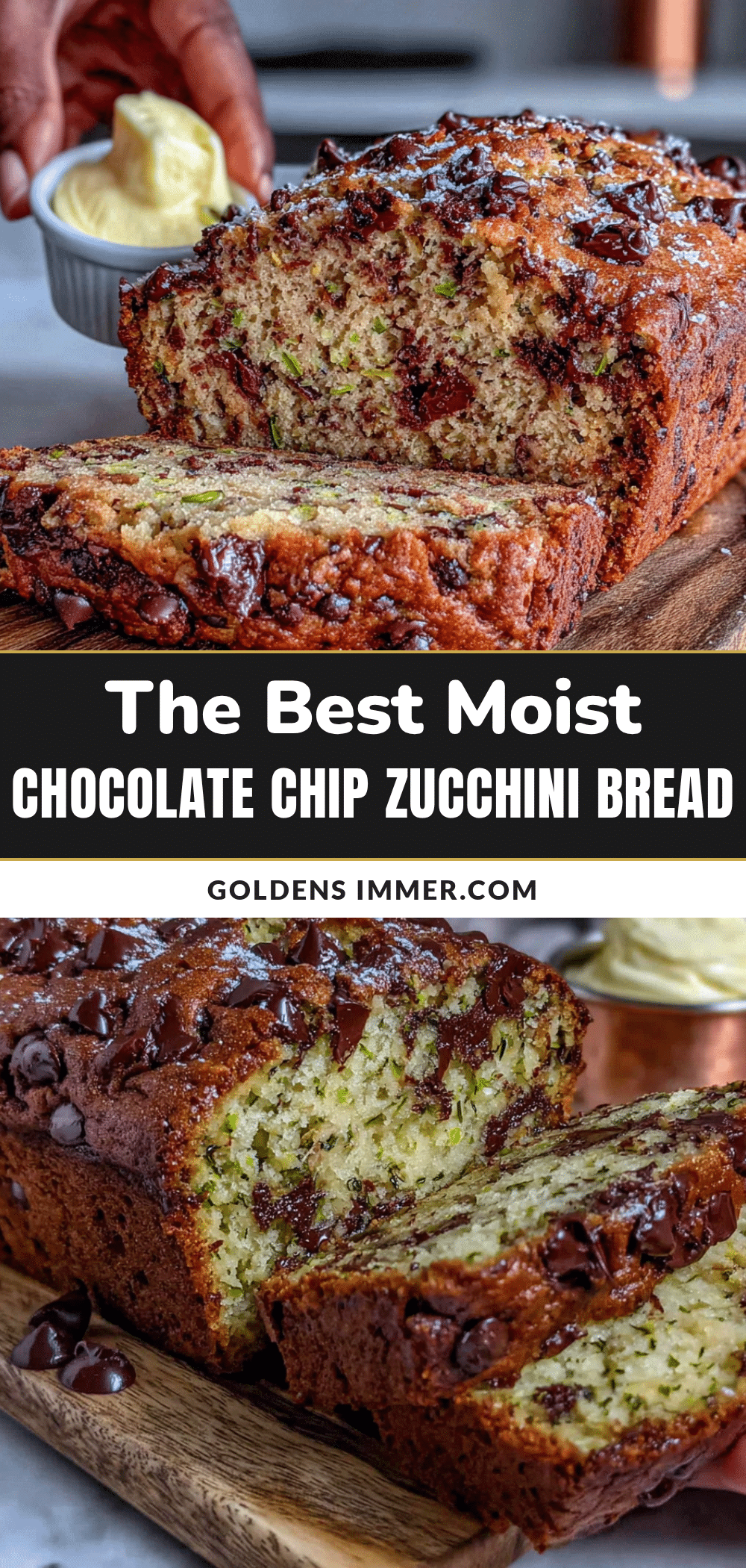 chocolate chip zucchini bread recipe