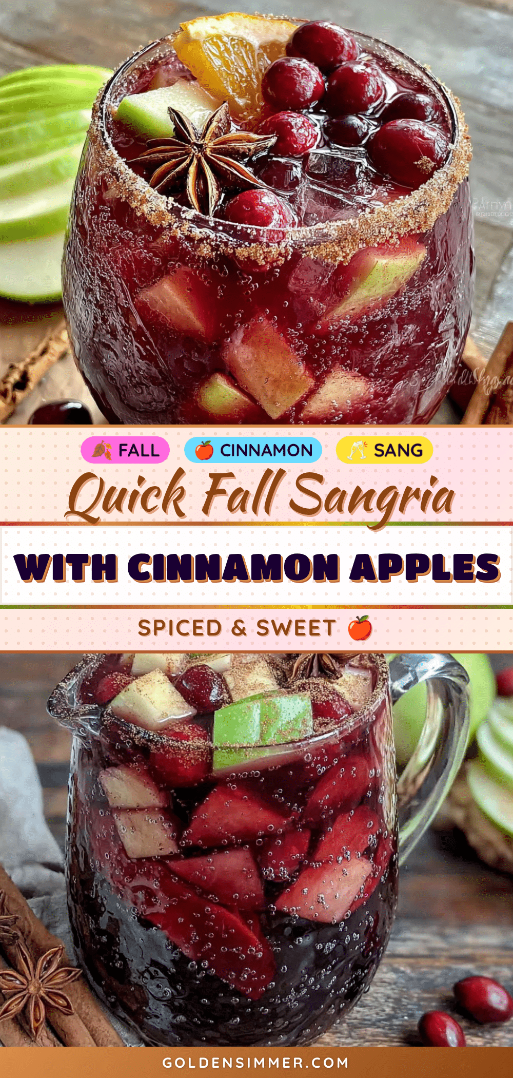 cinnamon apple sangria recipe
