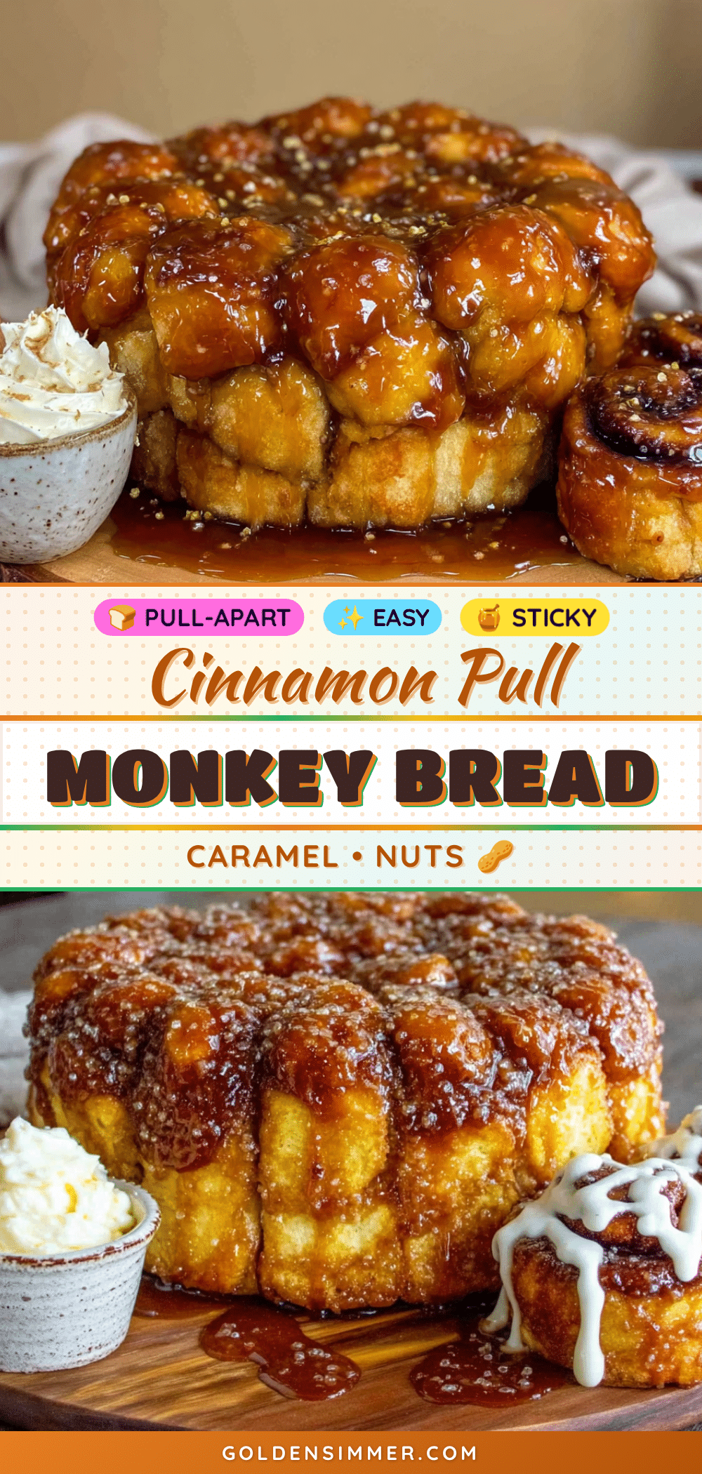cinnamon sugar monkey bread recipe