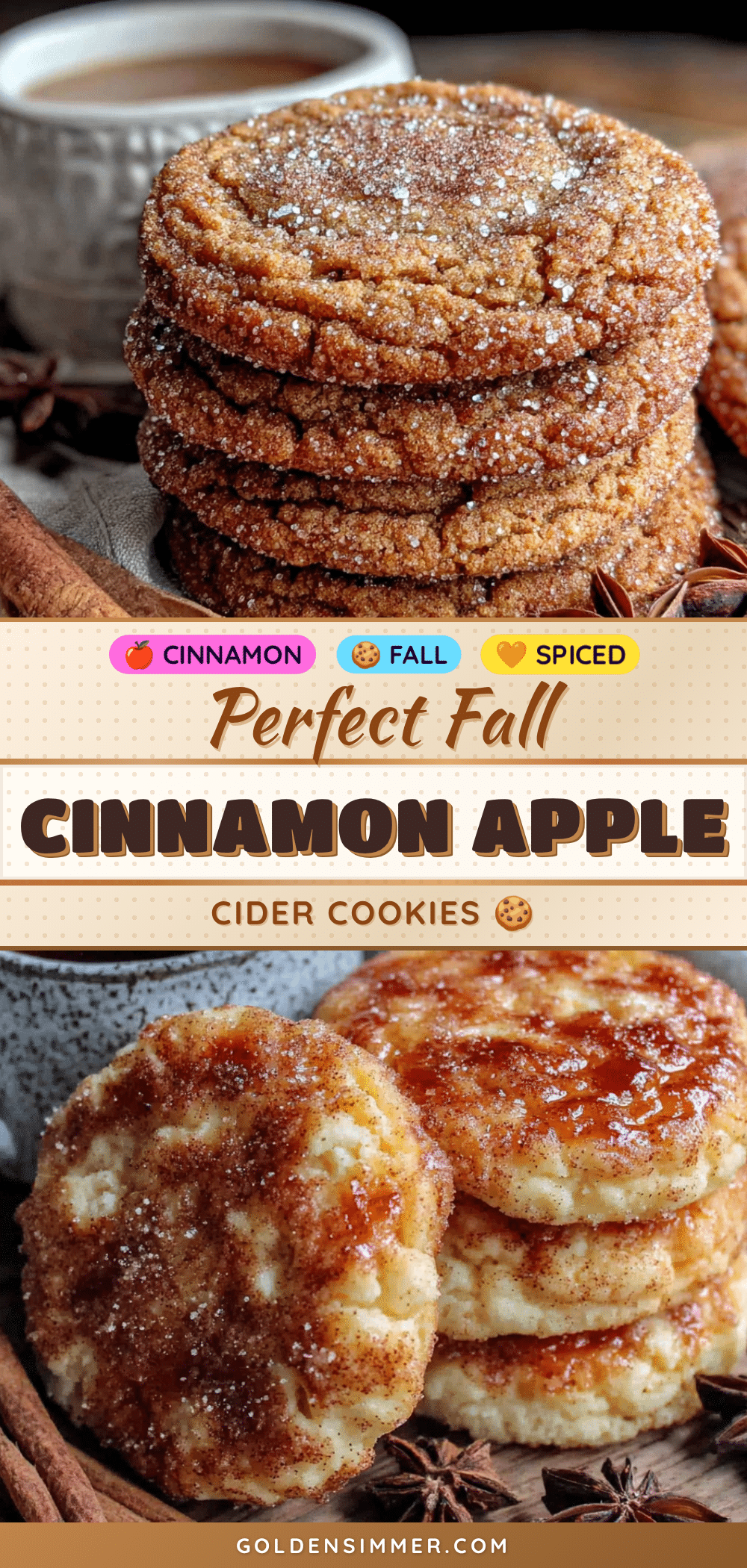 cozy cinnamon apple cider cookies recipe