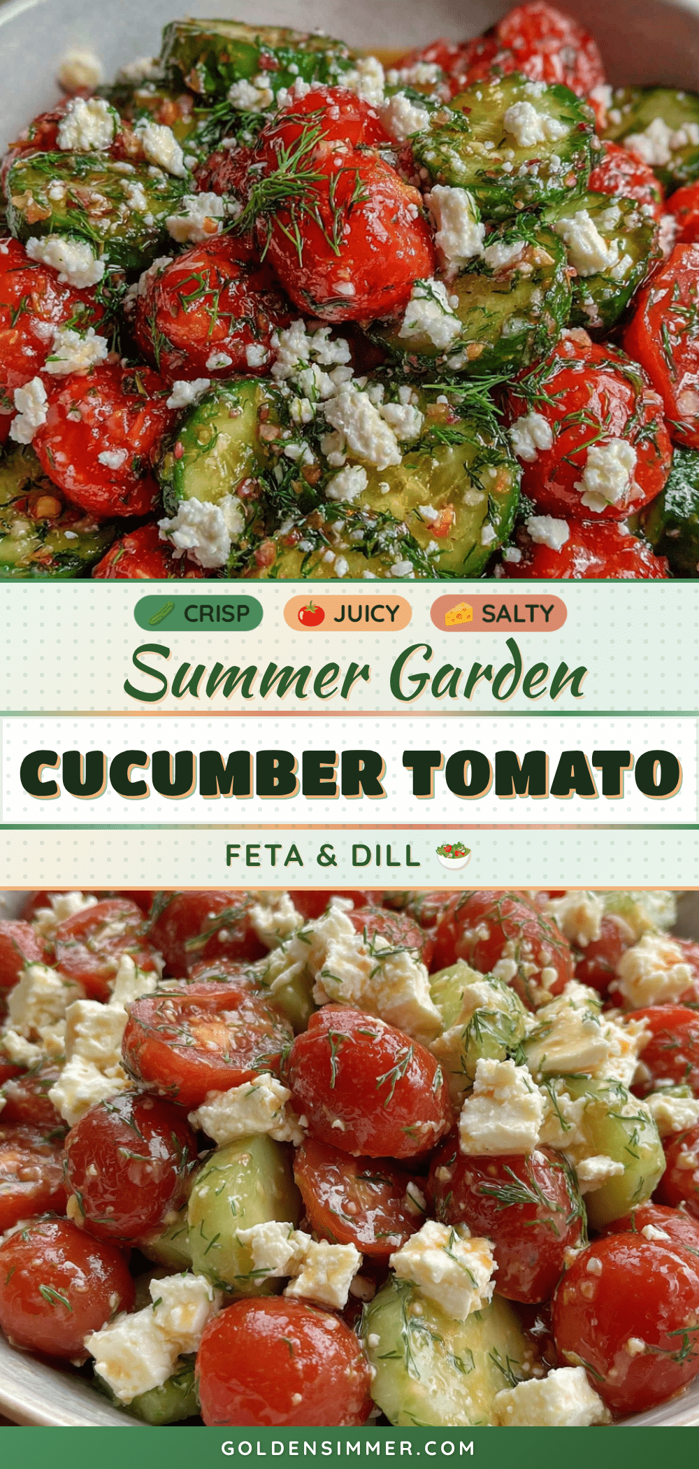 cucumber tomato salad with feta recipe