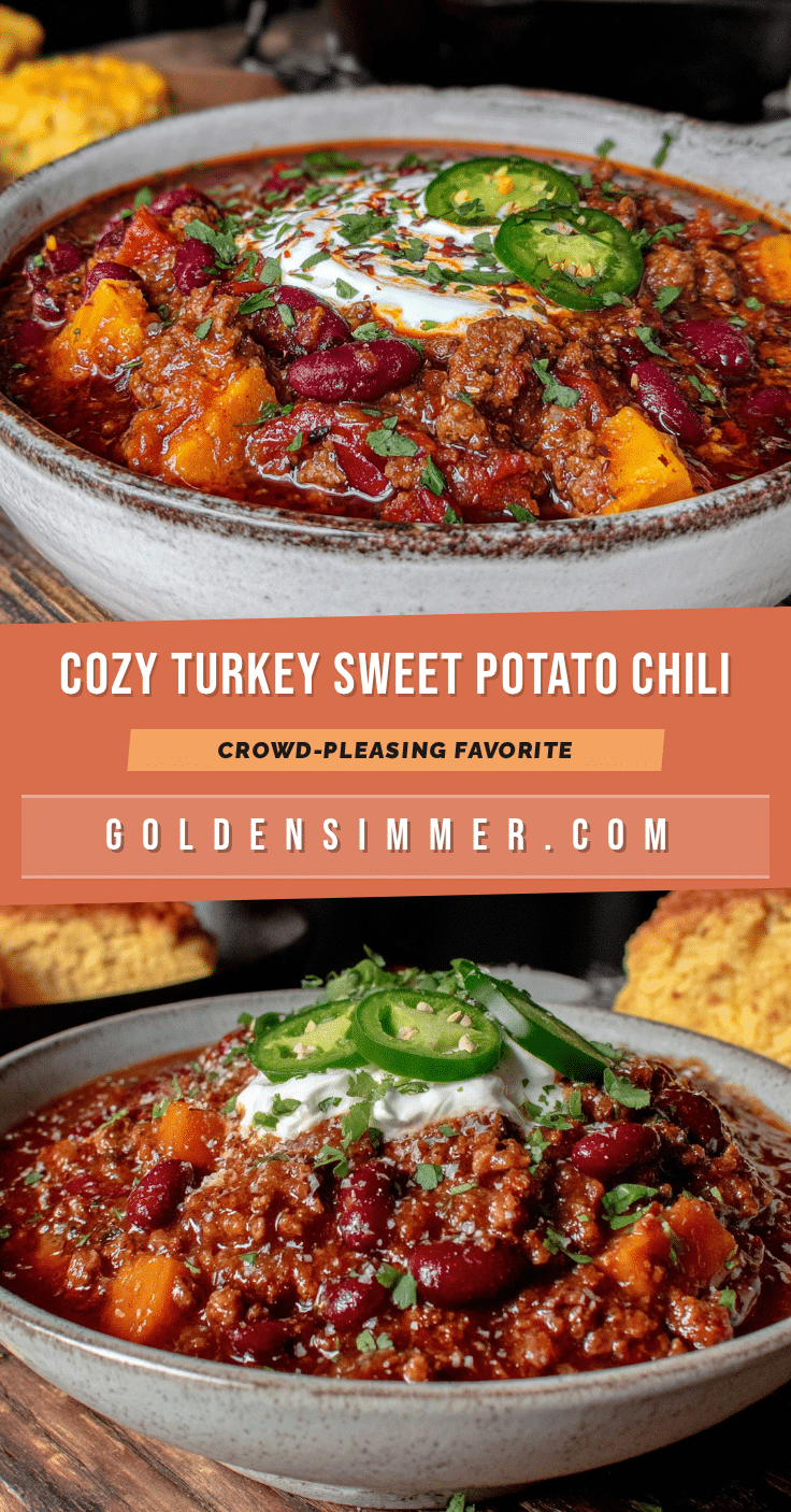 easy turkey sweet potato chili recipe