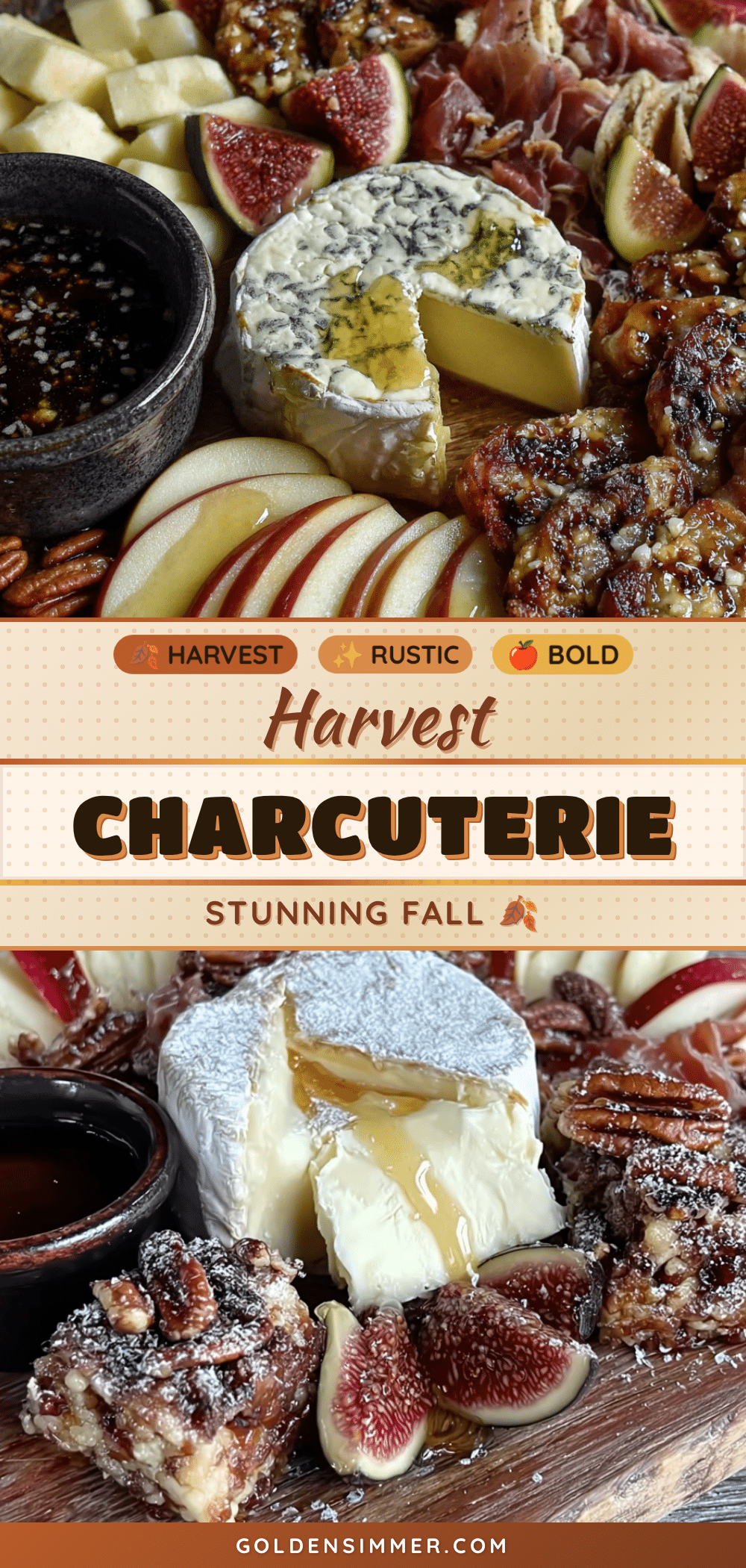fall harvest charcuterie board with honeycrisp apples recipe