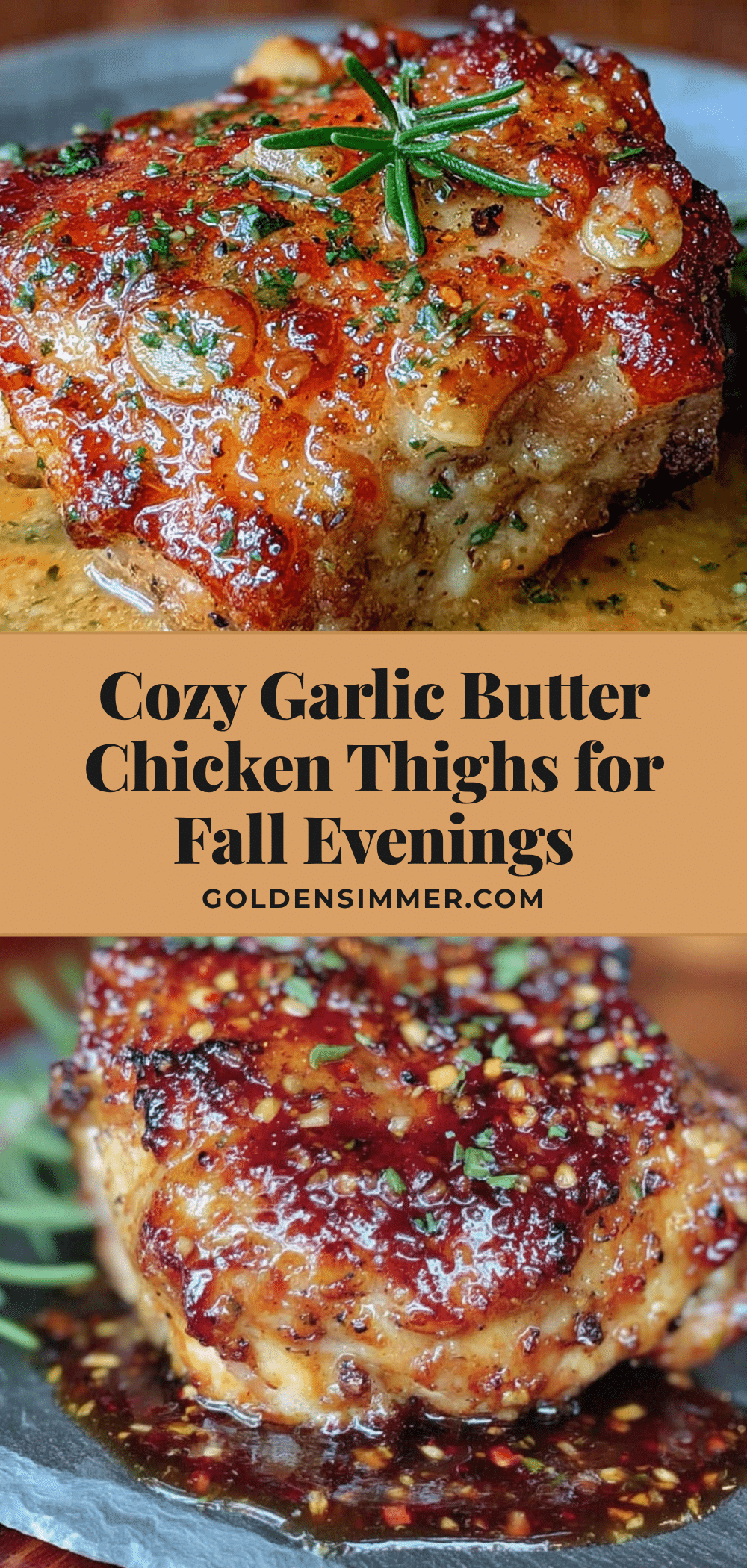 garlic butter chicken thighs recipe