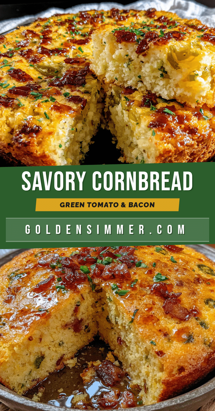 green tomato bacon skillet cornbread recipe