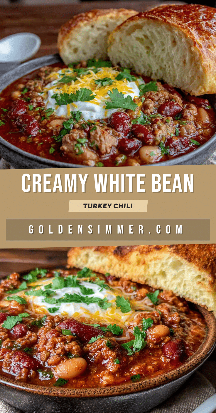 healthy turkey white bean chili recipe